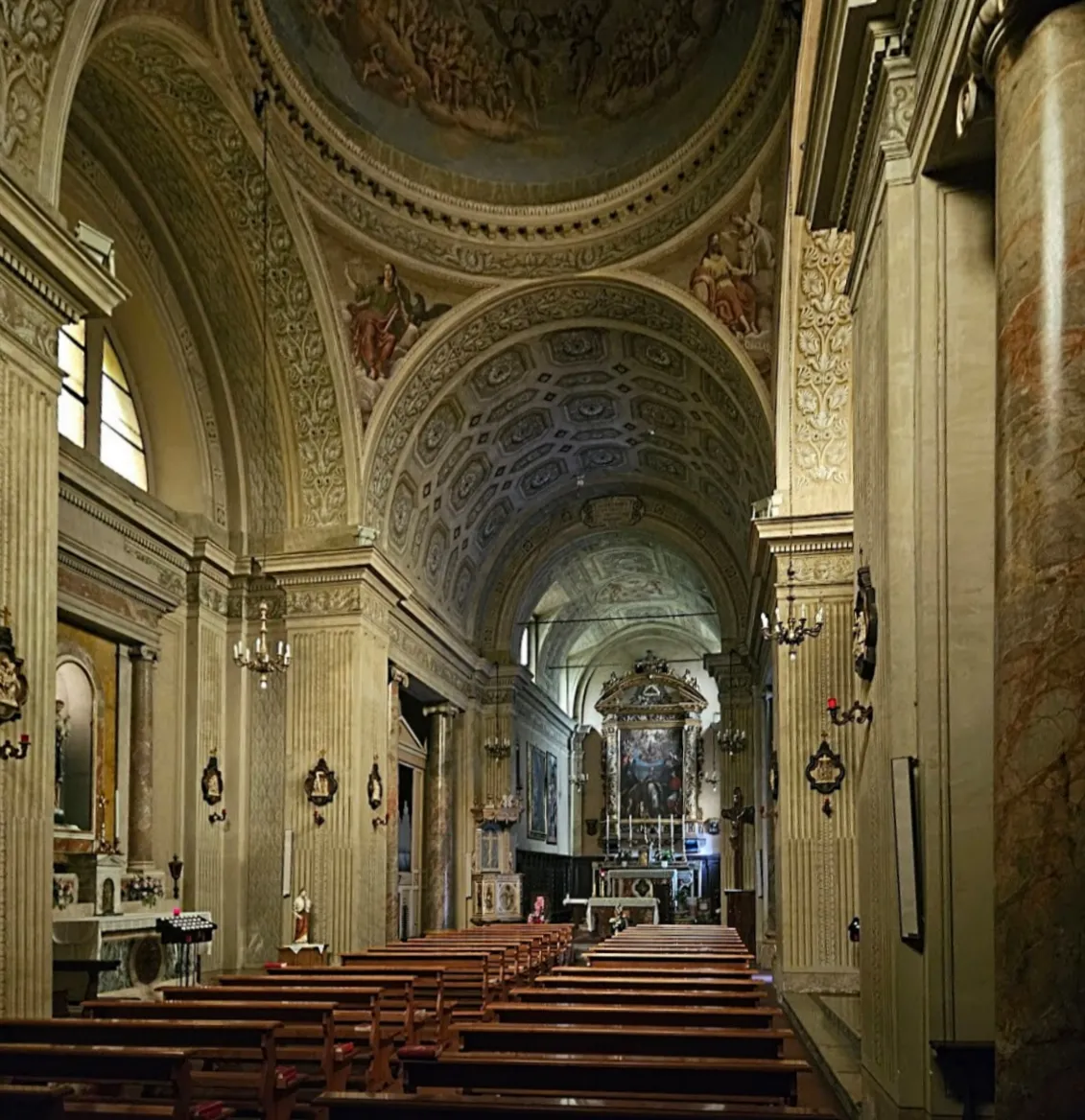 Photo showing: L'interno della chiesa di Sant'Antonio Abate a Casto (BS)