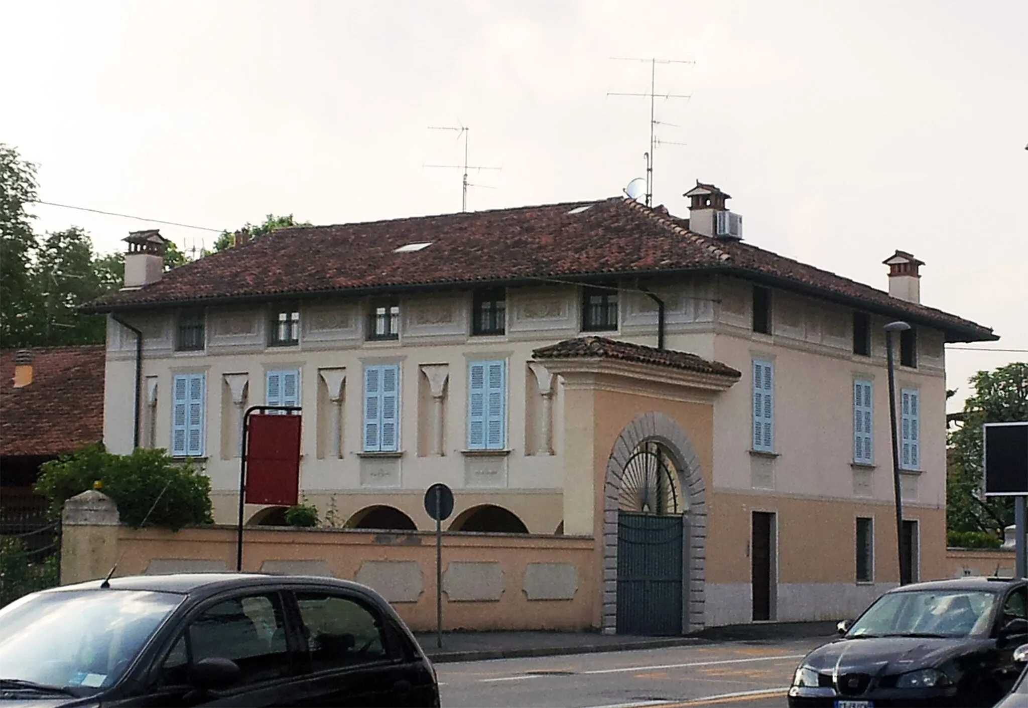 Photo showing: Lato sud della Villa Richiedei-Galeazzi a Borgosatollo