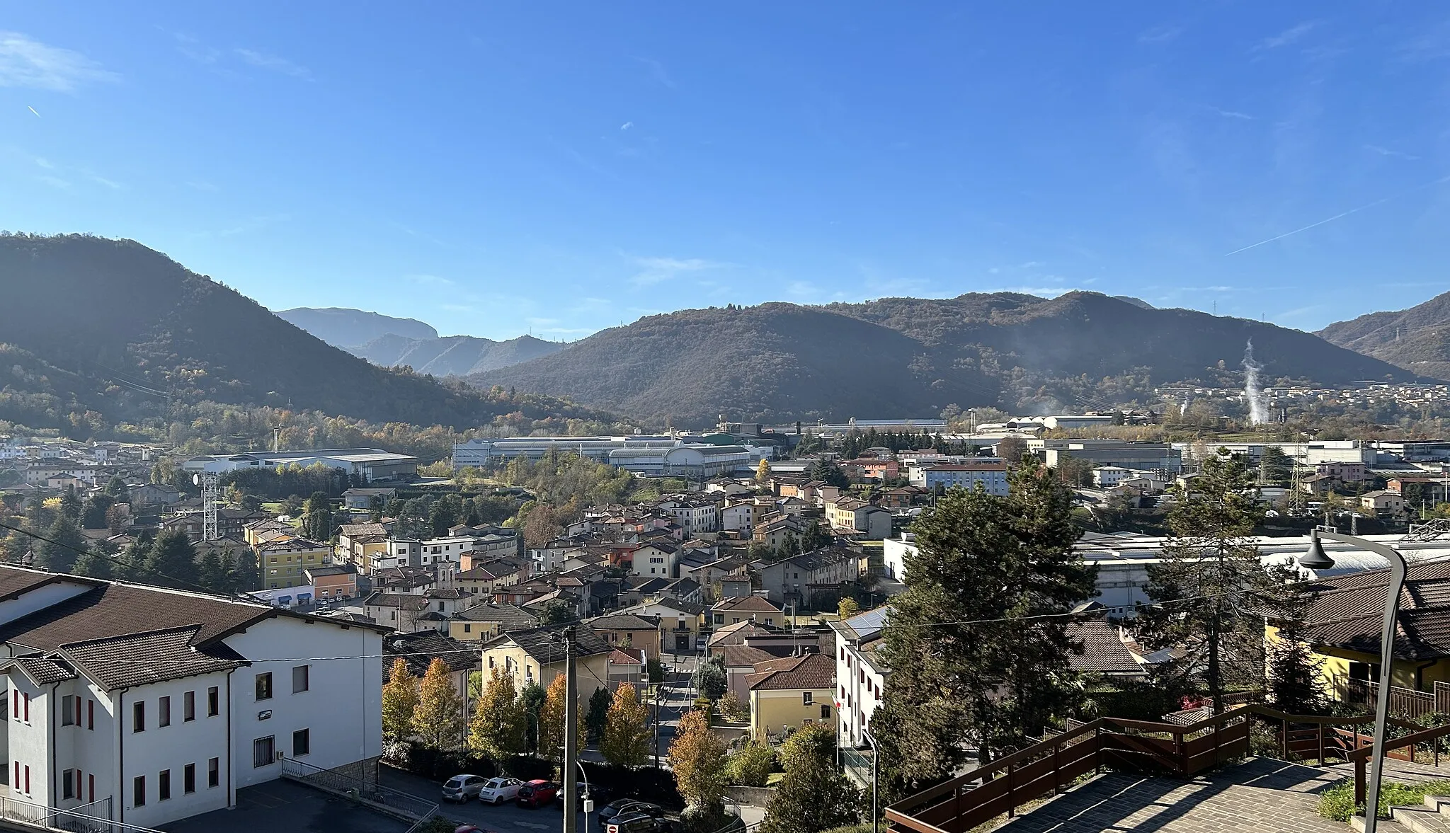 Photo showing: Veduta di Odolo dalla chiesa parrocchiale di San Zenone