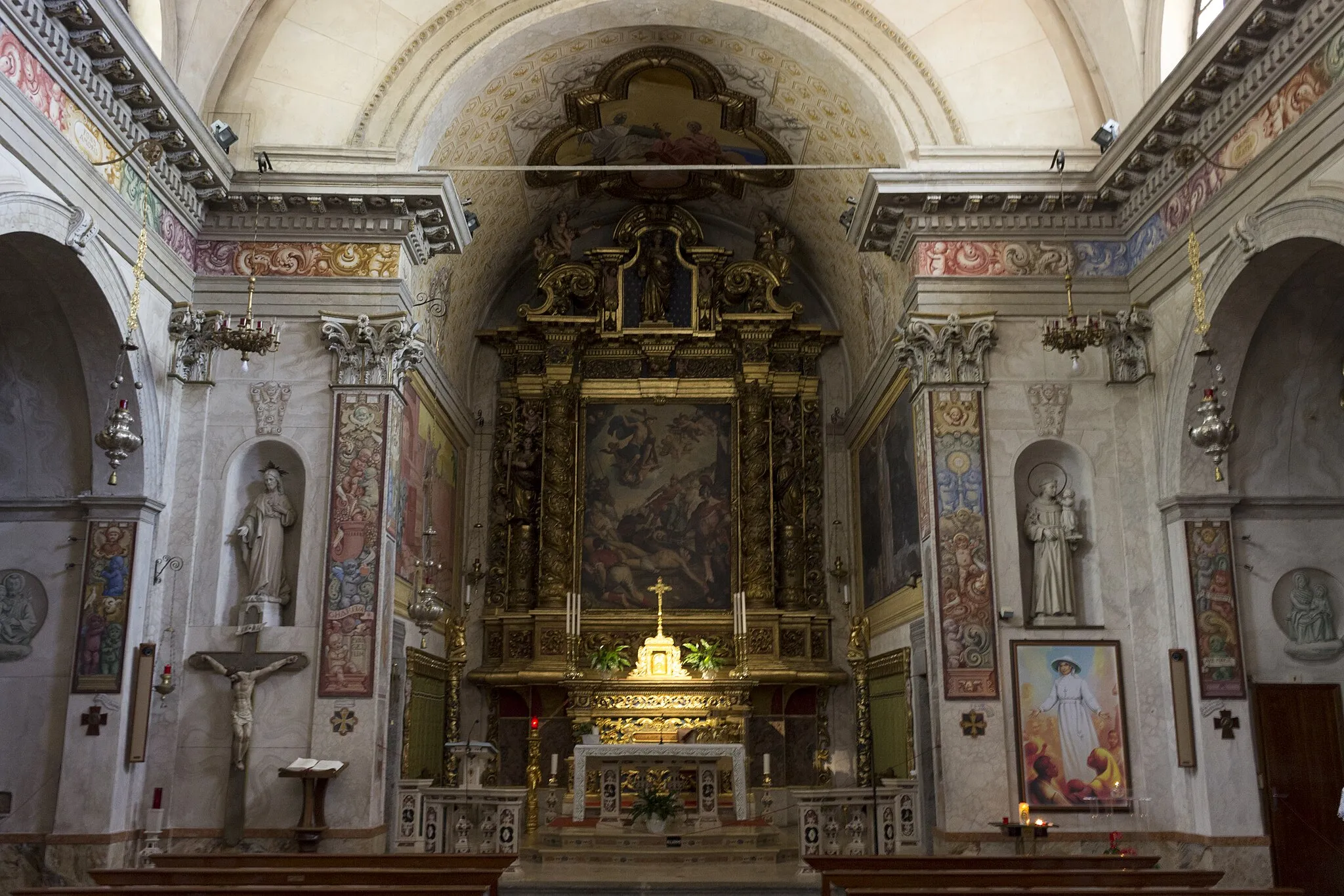 Photo showing: Santi Pietro e Paolo church in Anfo.