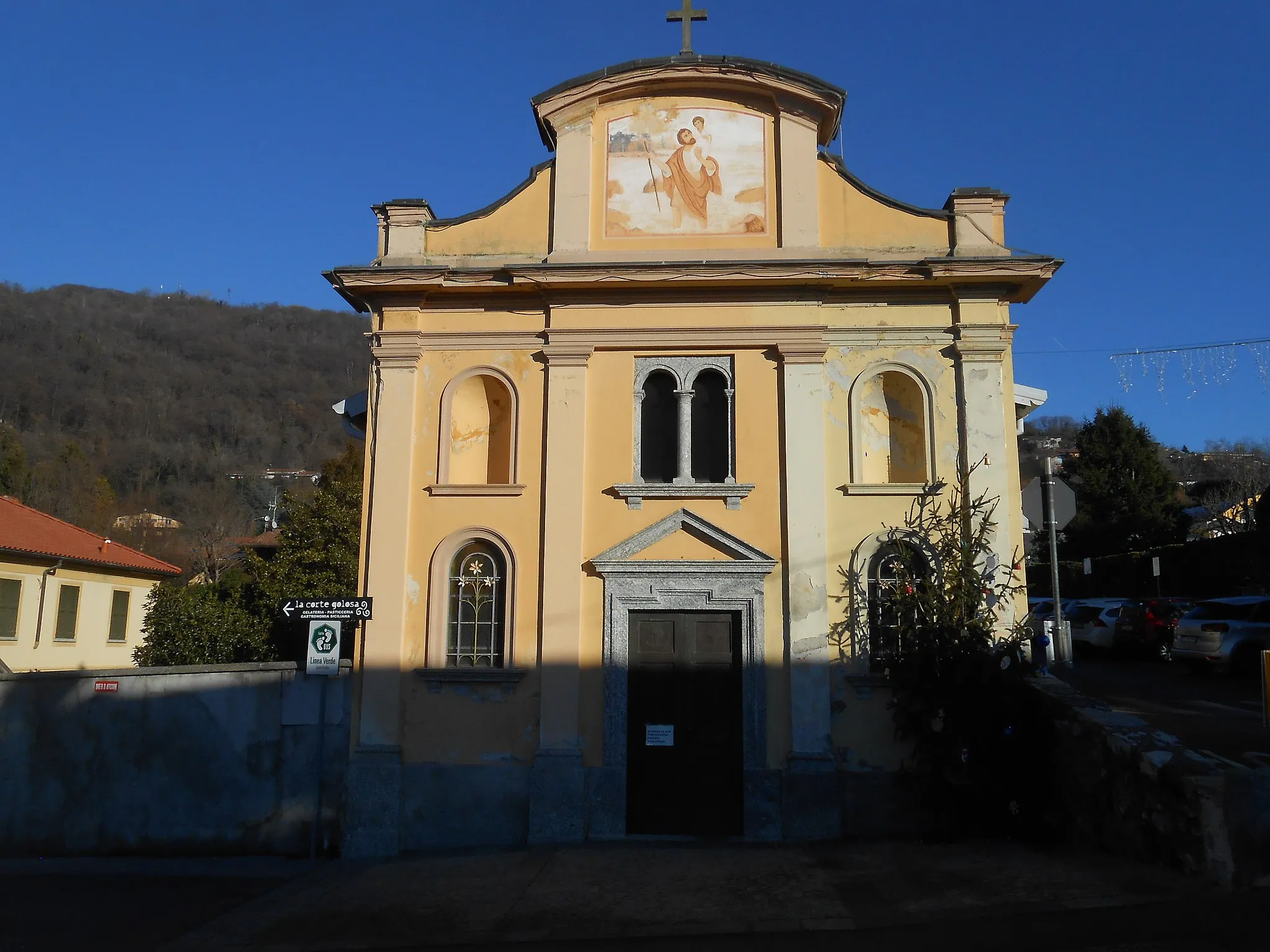 Photo showing: chiesa di San Cristoforo, frazione Mariaga, Eupilio