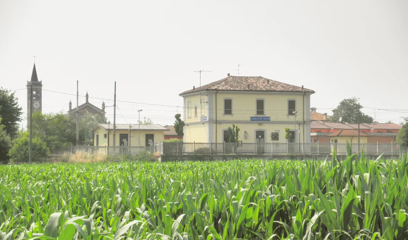 Photo showing: Stazione ferroviaria di Casaletto Vaprio