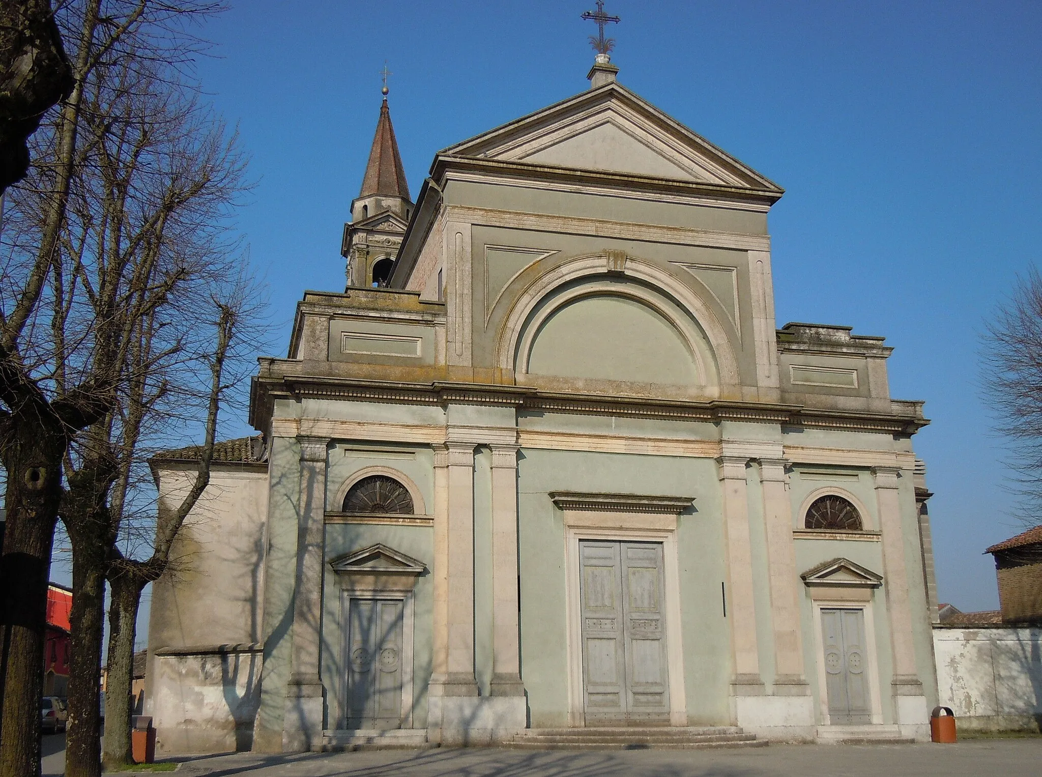 Photo showing: Calvatone, chiesa parrocchiale.