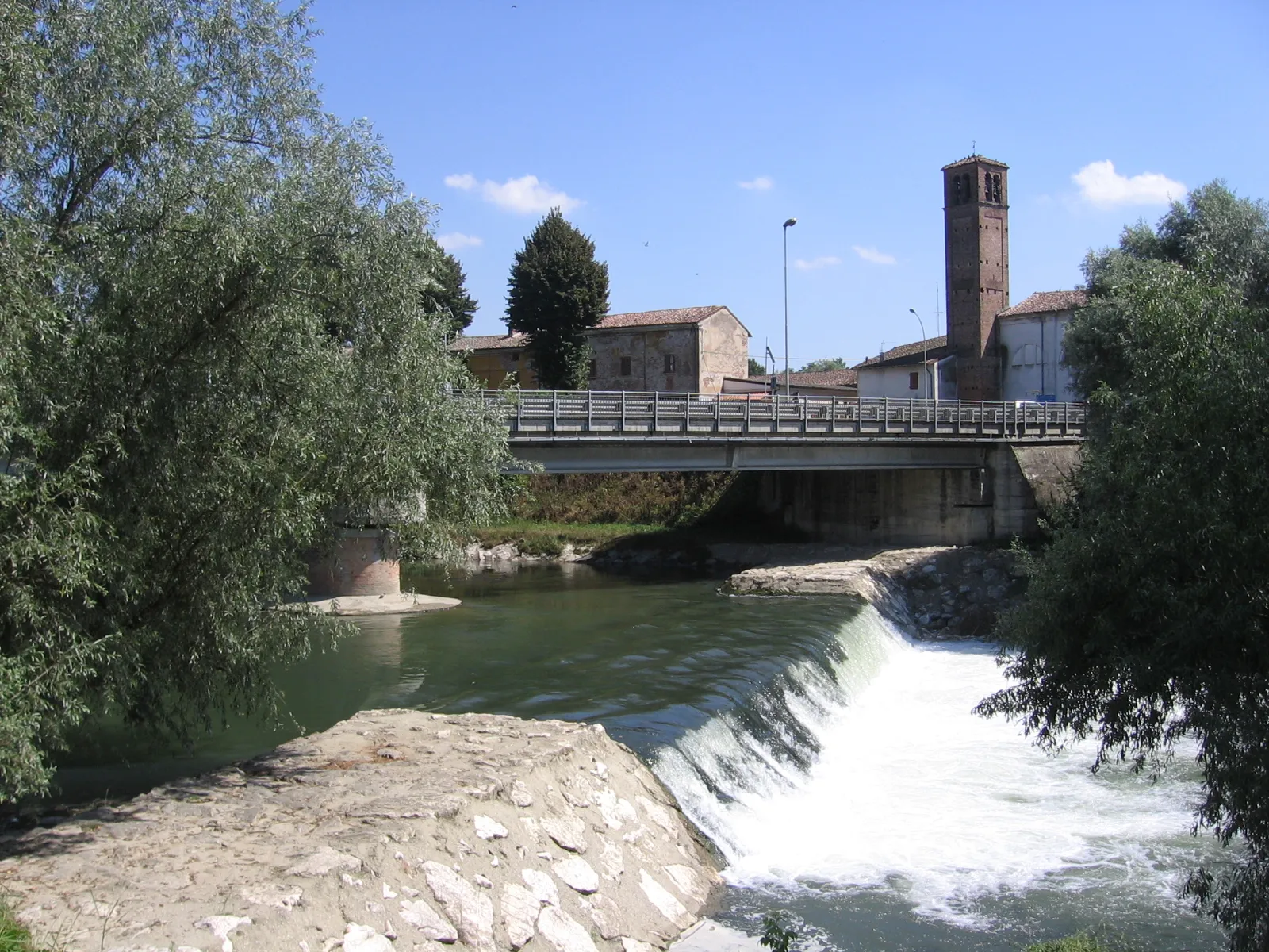 Photo showing: Serio river, Montodine (cremona), Italy