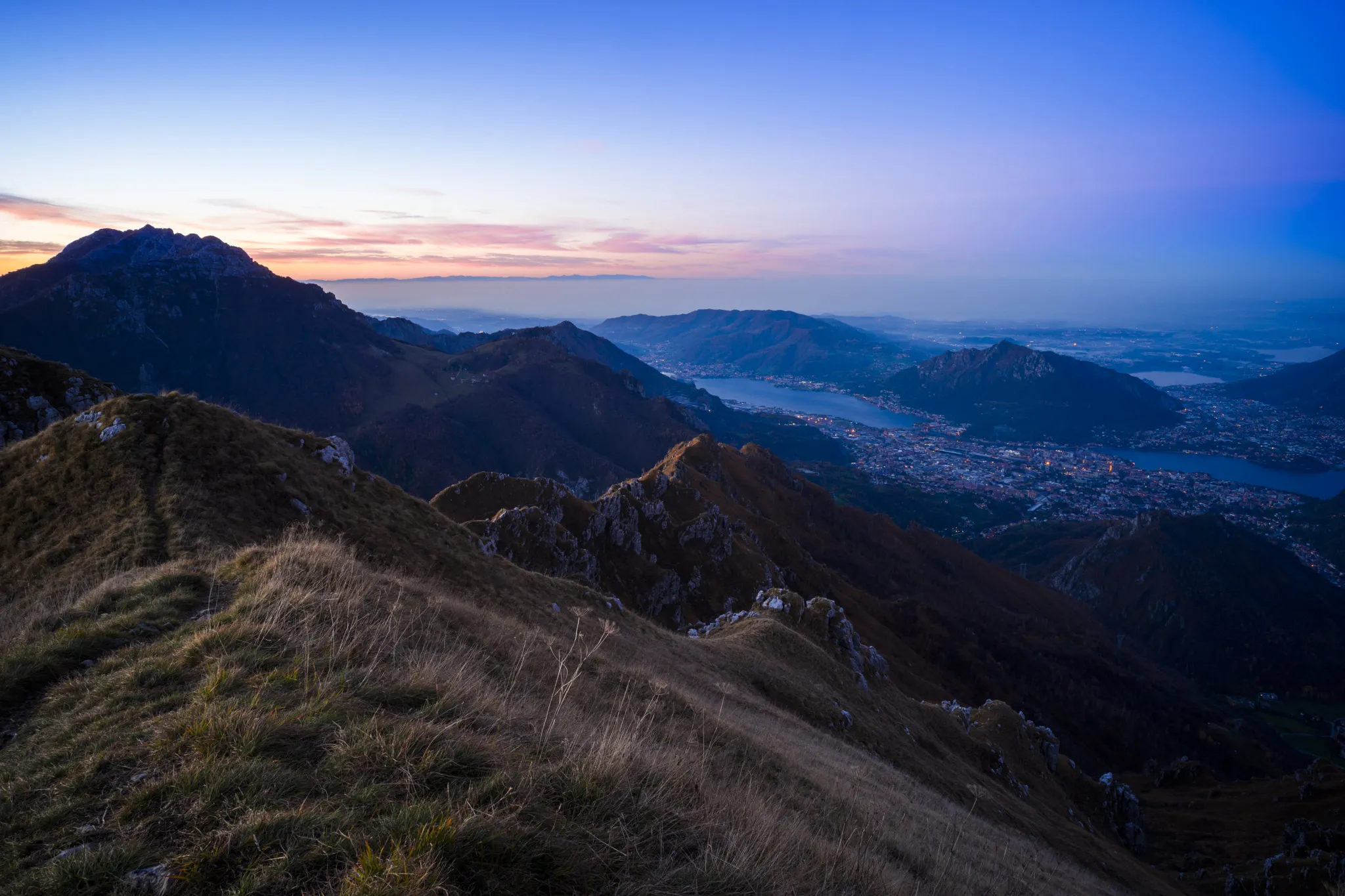 Photo showing: Fading Sunrise in Ballabio, Lombardy