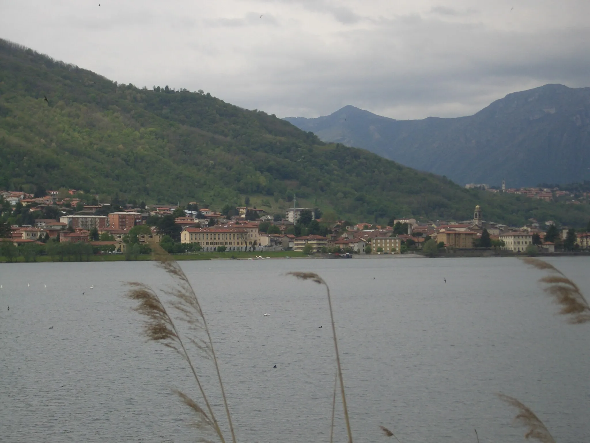 Photo showing: Olginate in riva al suo lago.