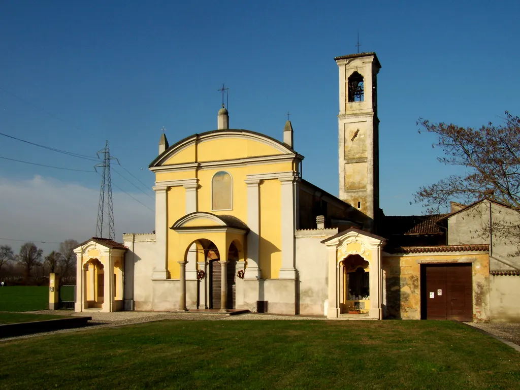 Photo showing: Chiesa parrocchiale di San Callisto Papa e Martire a Cornegliano Laudense.