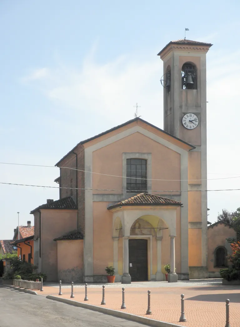 Photo showing: La chiesa parrocchiale di San Giorgio Martire a Casaletto Lodigiano