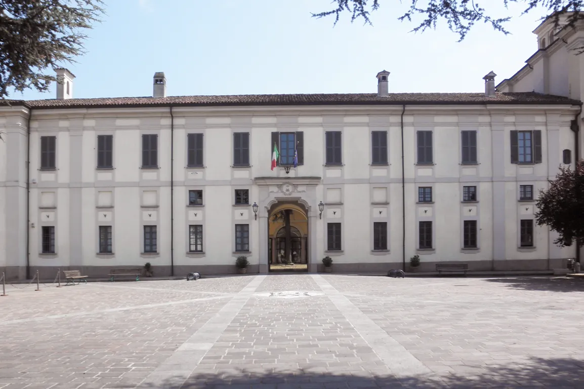 Photo showing: Facciata del palazzo Andreani a Brembio, oggi sede comunale