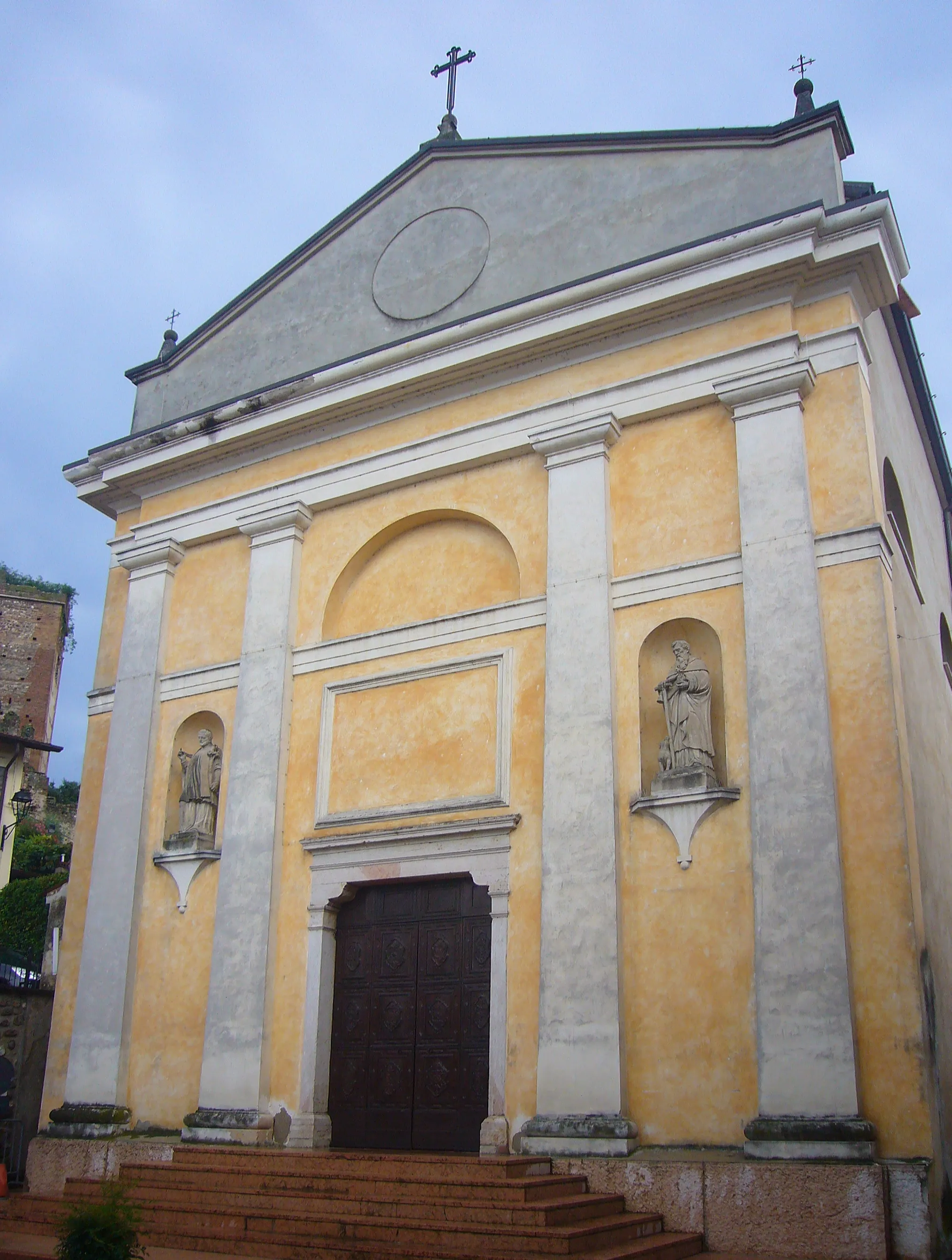 Photo showing: La chiesa di Sant'Antonio Abate a Ponti sul Mincio, in provincia di Mantova