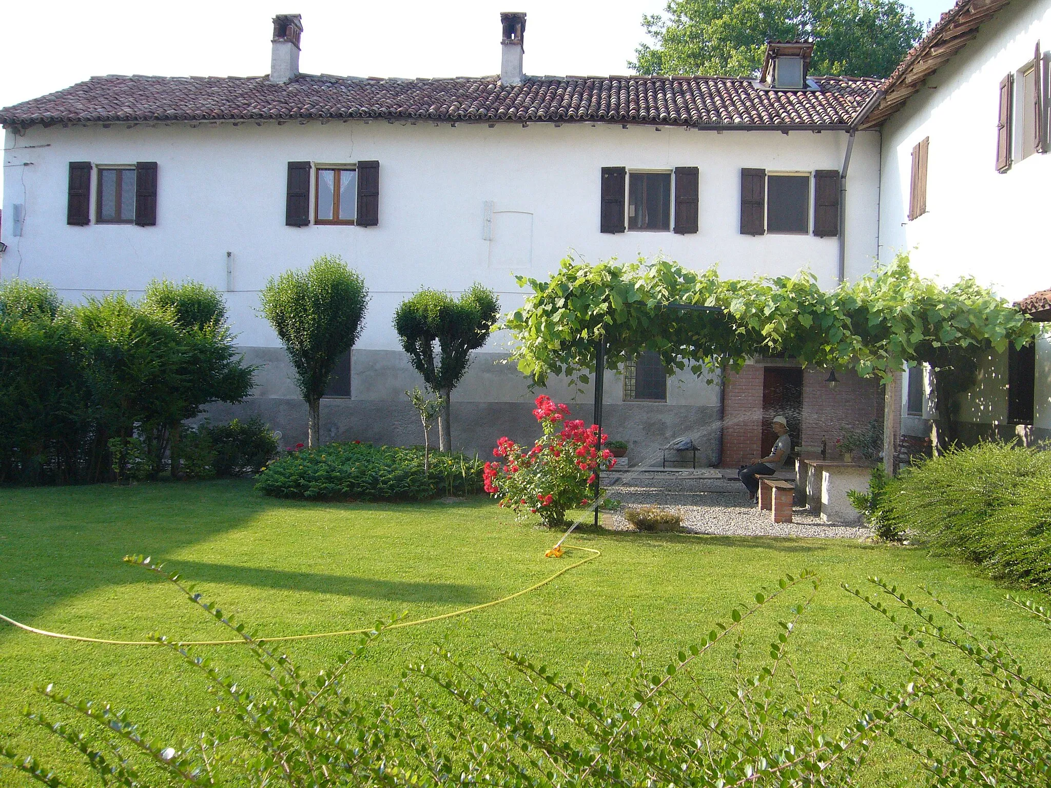 Photo showing: cortile interno Casa di Galgagnano