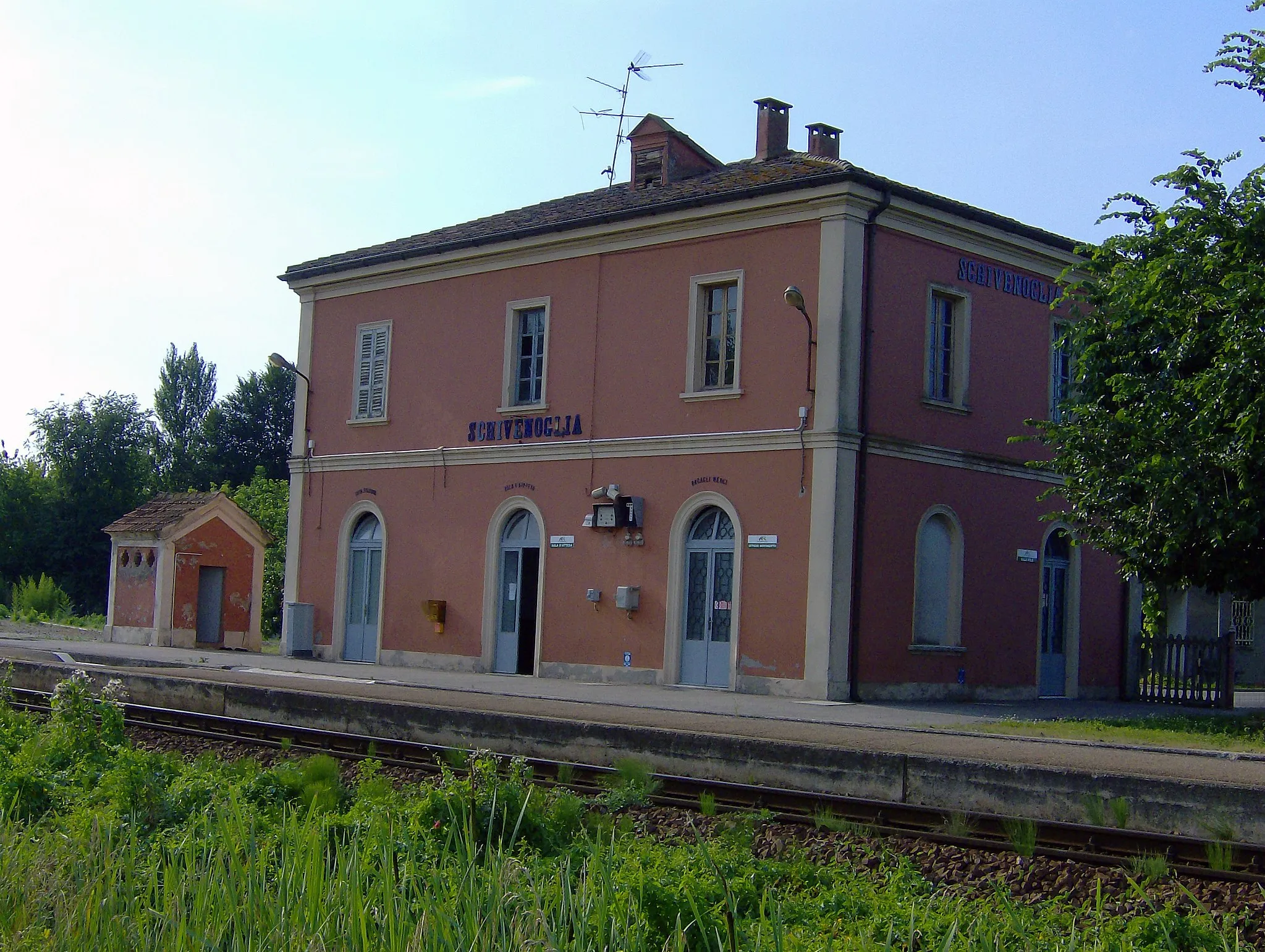 Photo showing: Stazione di Schivenoglia