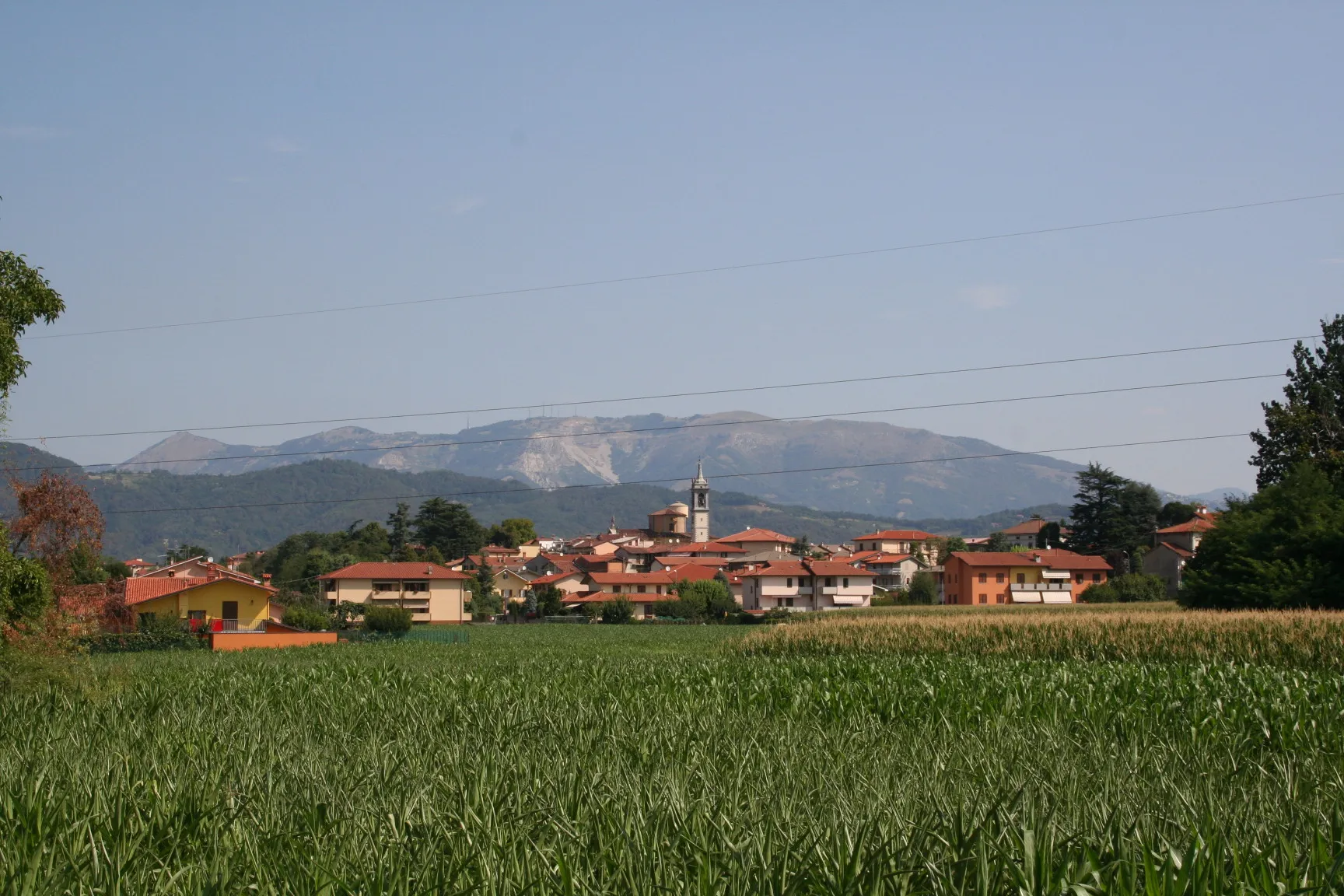 Photo showing: Medolago, Bergamo, panorama.