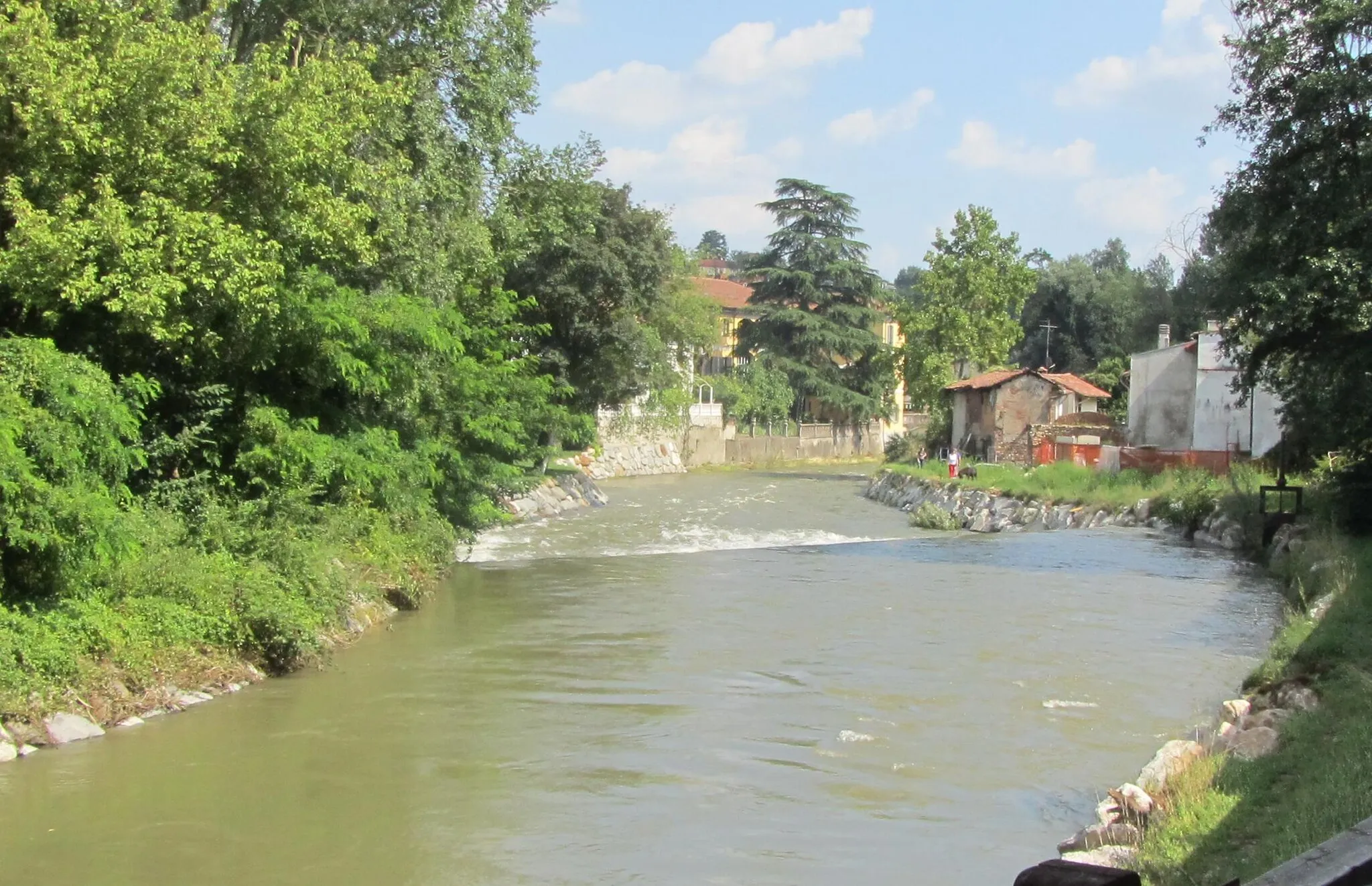 Photo showing: Lambro River near Verano Brianza/Agliate