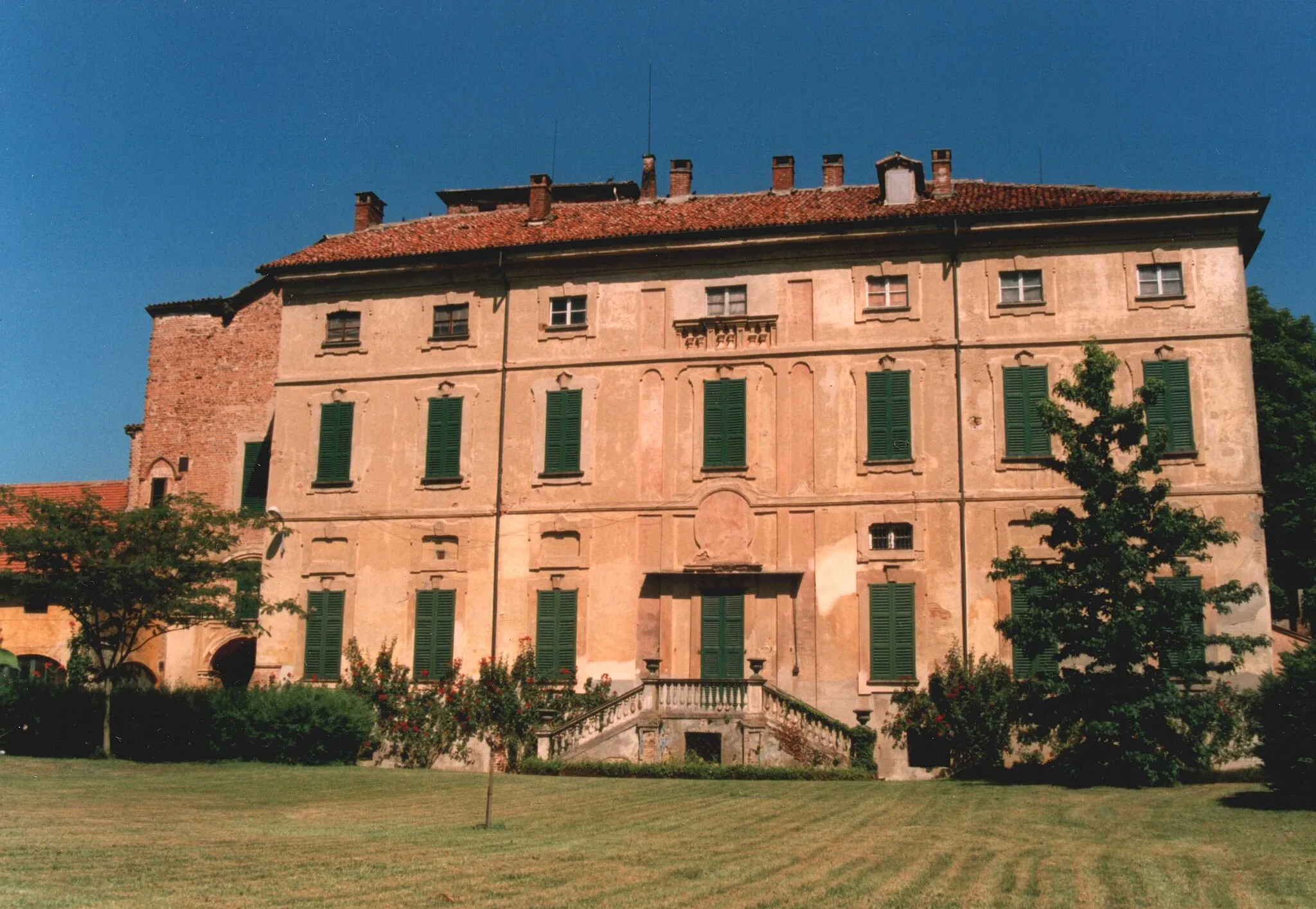 Photo showing: Olevano di Lomellina, facciate settecentesca del Castello (Lorenzo Cassani)