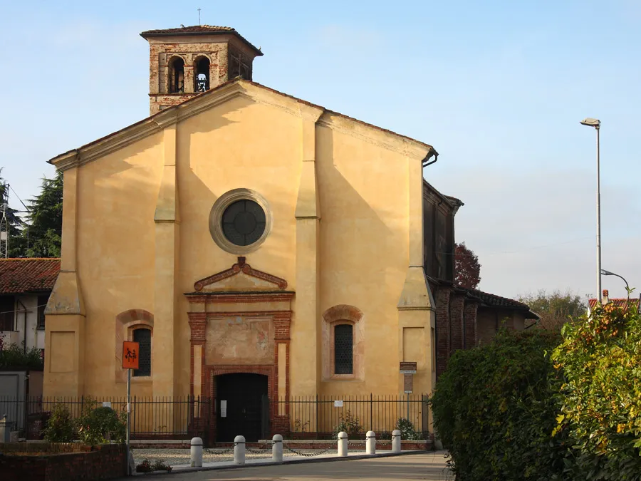 Photo showing: Chiesa di Santa Maria del Campo presso l'omonima frazione di Mortara (PV)