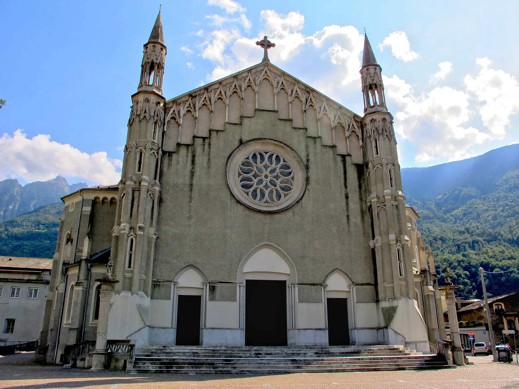 Photo showing: Italy, Lombardy, parish church Talamona