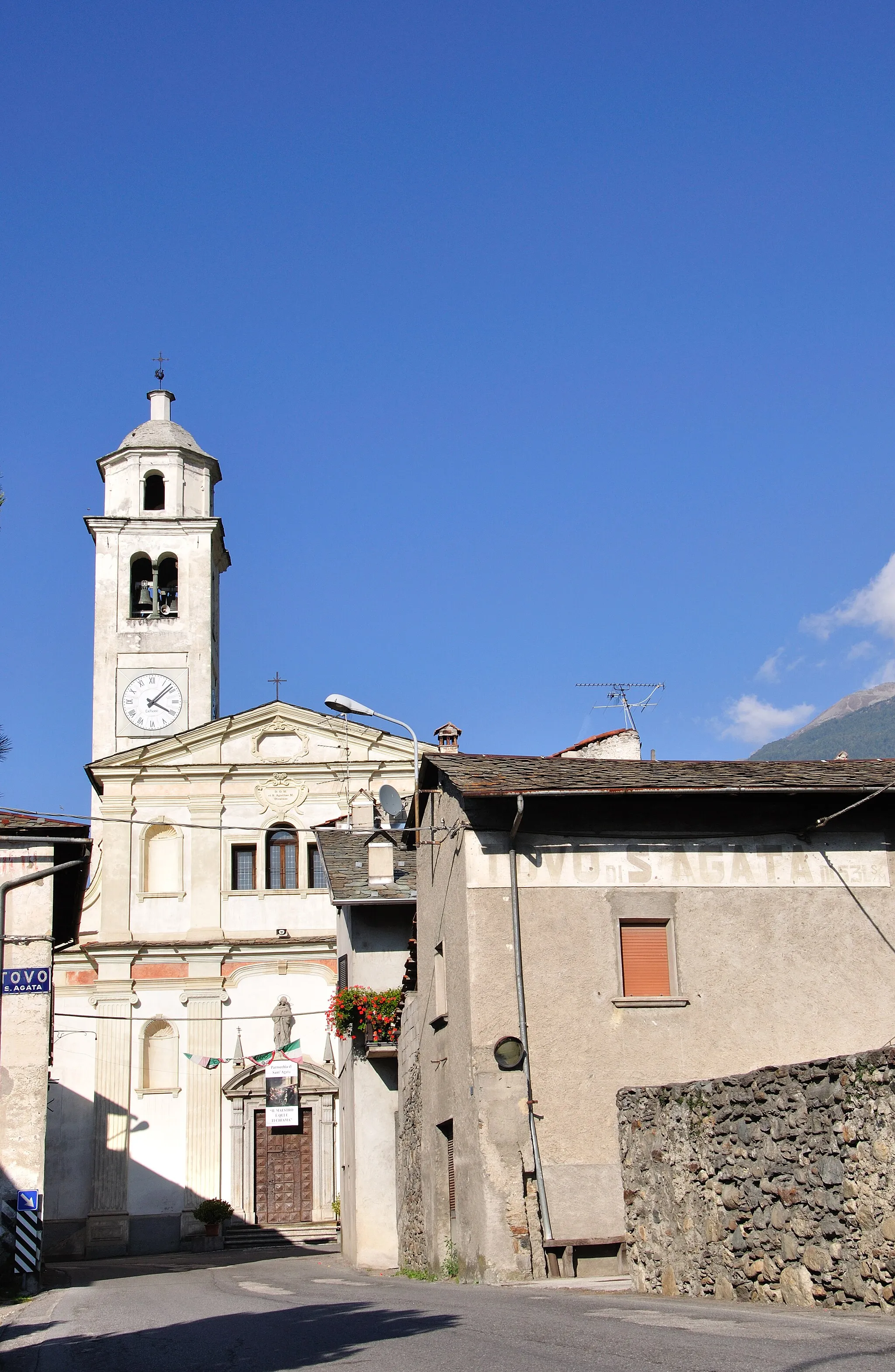 Photo showing: Chiesa Parrocchiale di Tovo S'Agata (SO)