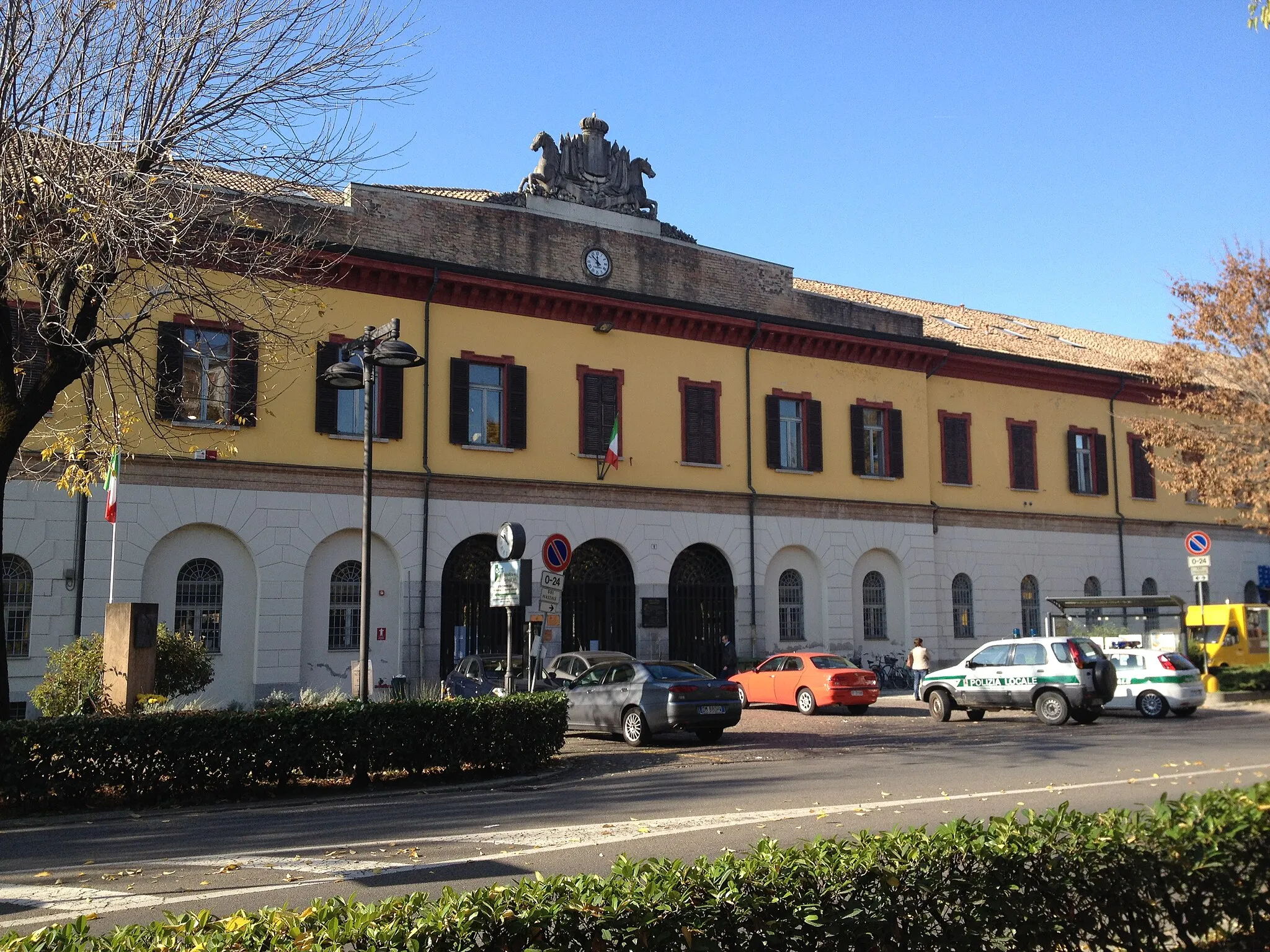 Photo showing: Vista della caserma di cavalleria di Voghera (PV)
