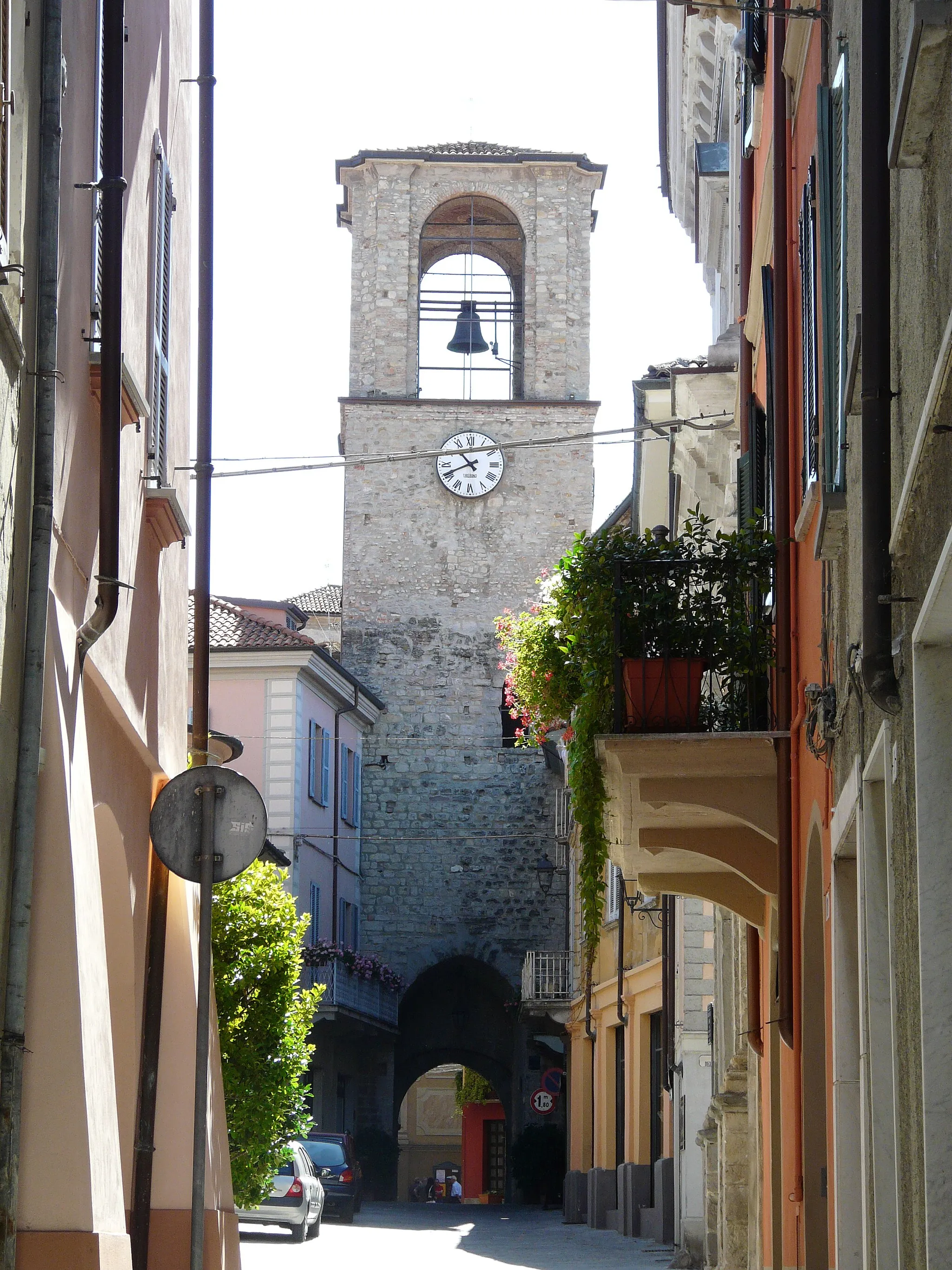 Photo showing: Torre di Porta Soprana, Varzi, Lombardia, Italia