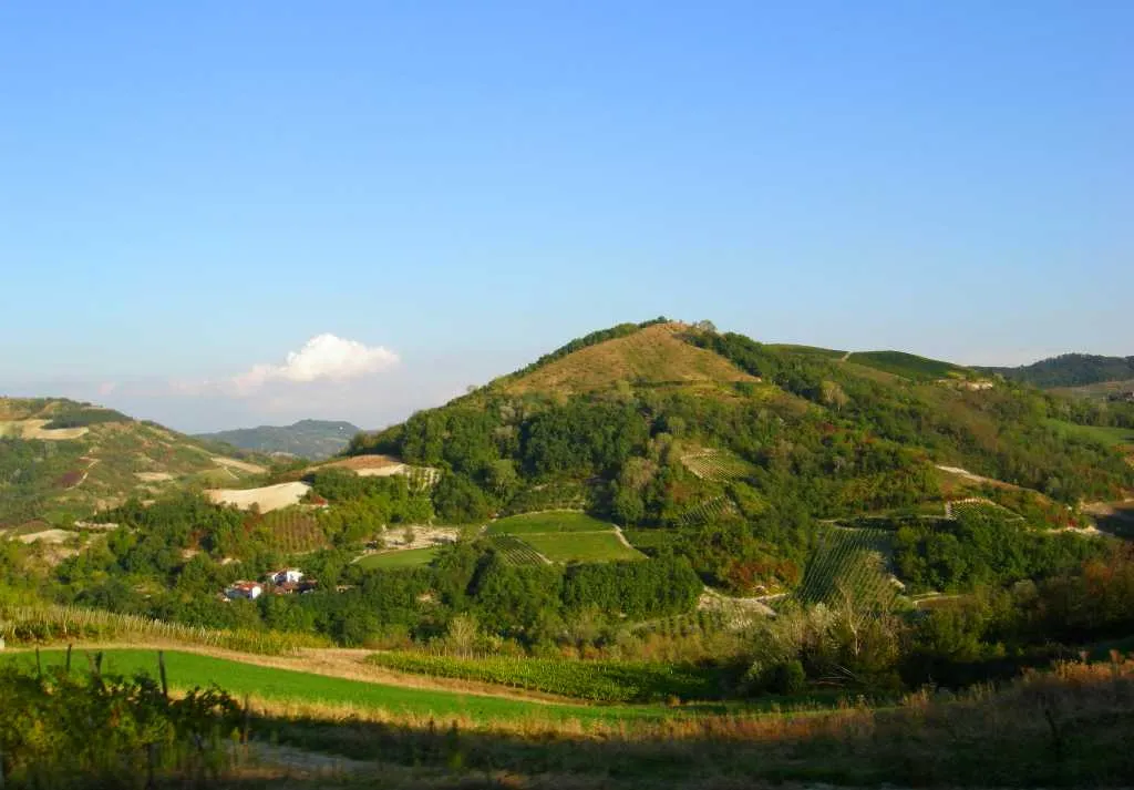 Photo showing: Veduta di una delle colline di Torrazza Coste