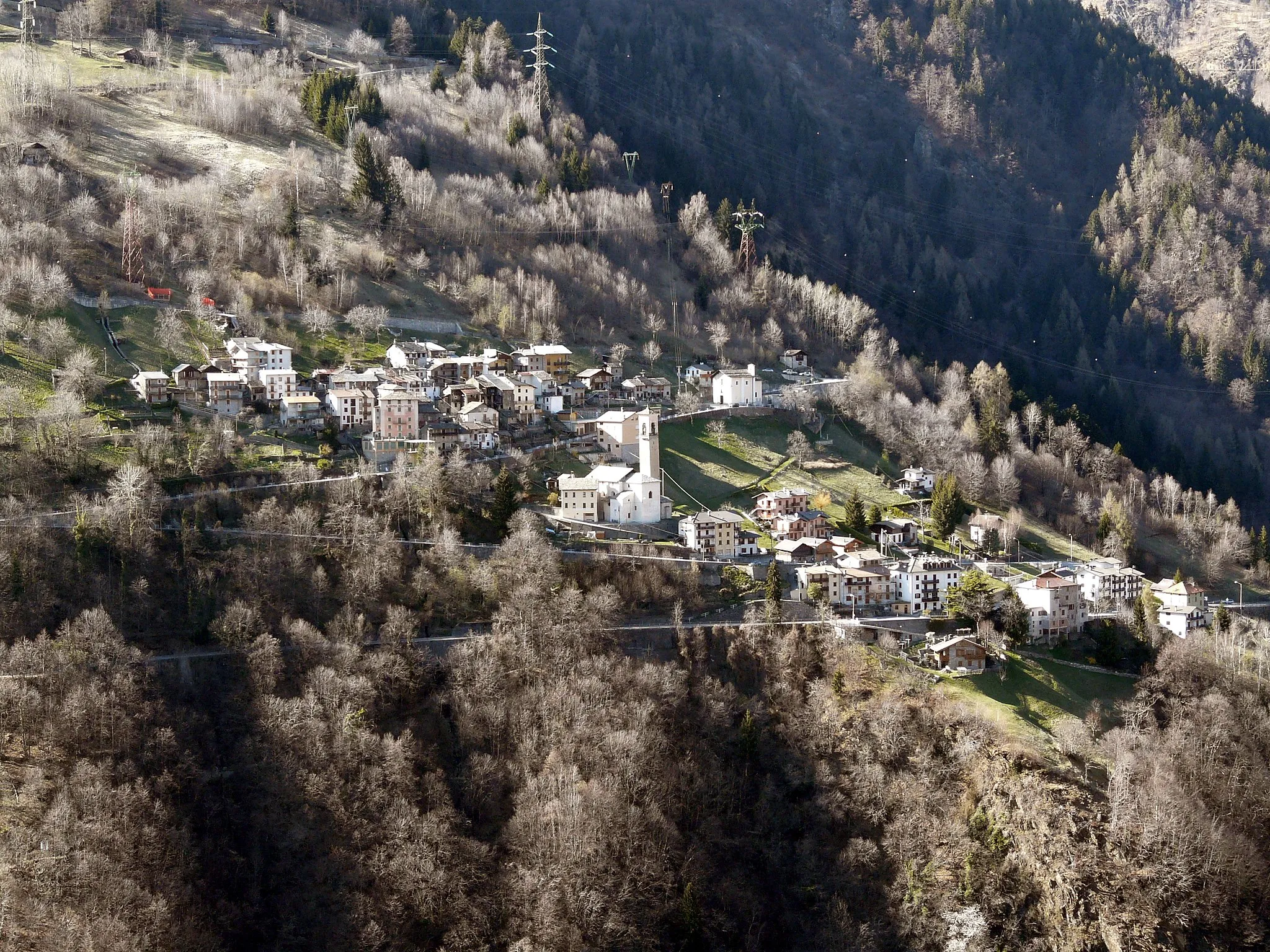 Photo showing: Pedesina (33 ab.) in provincia di Sondro, il comune più piccolo d'Italia.