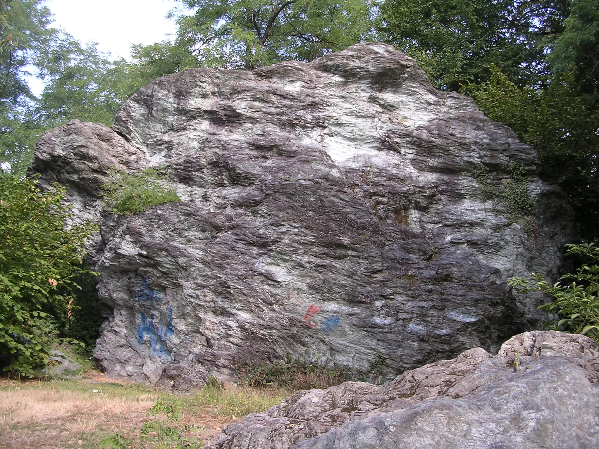 Photo showing: "Preia Buia" Rock in Sesto Calende (Va), Italy