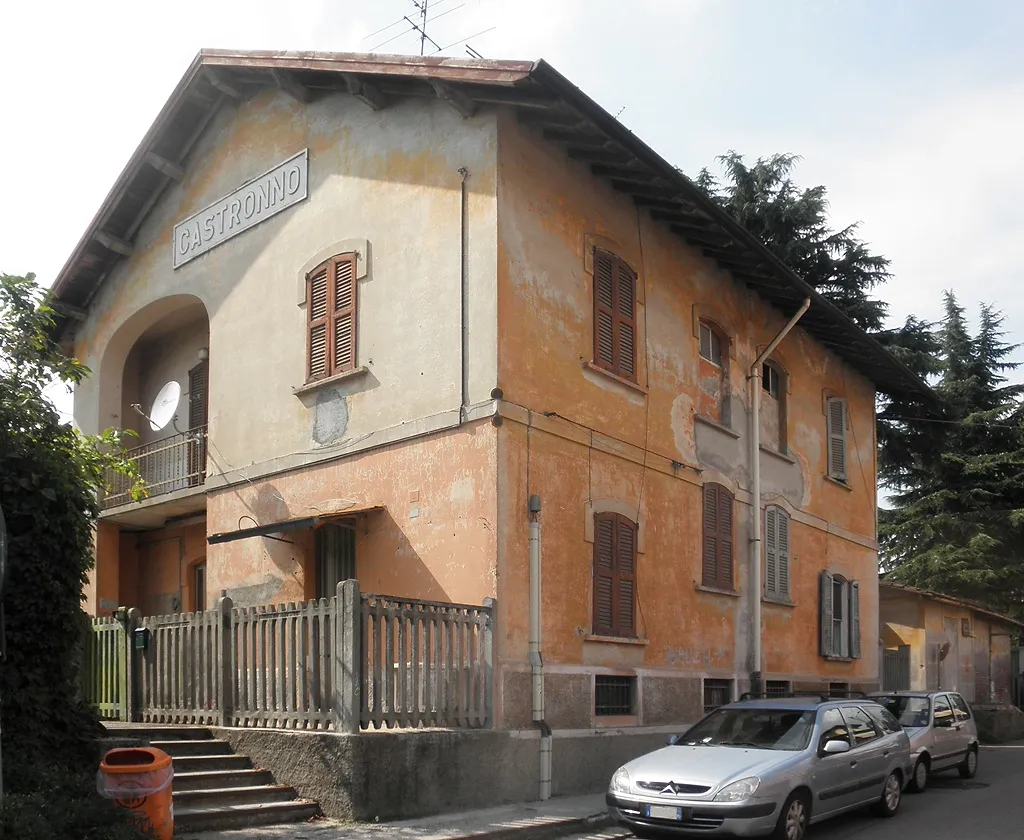 Photo showing: Stazione ferroviaria di Castronno.