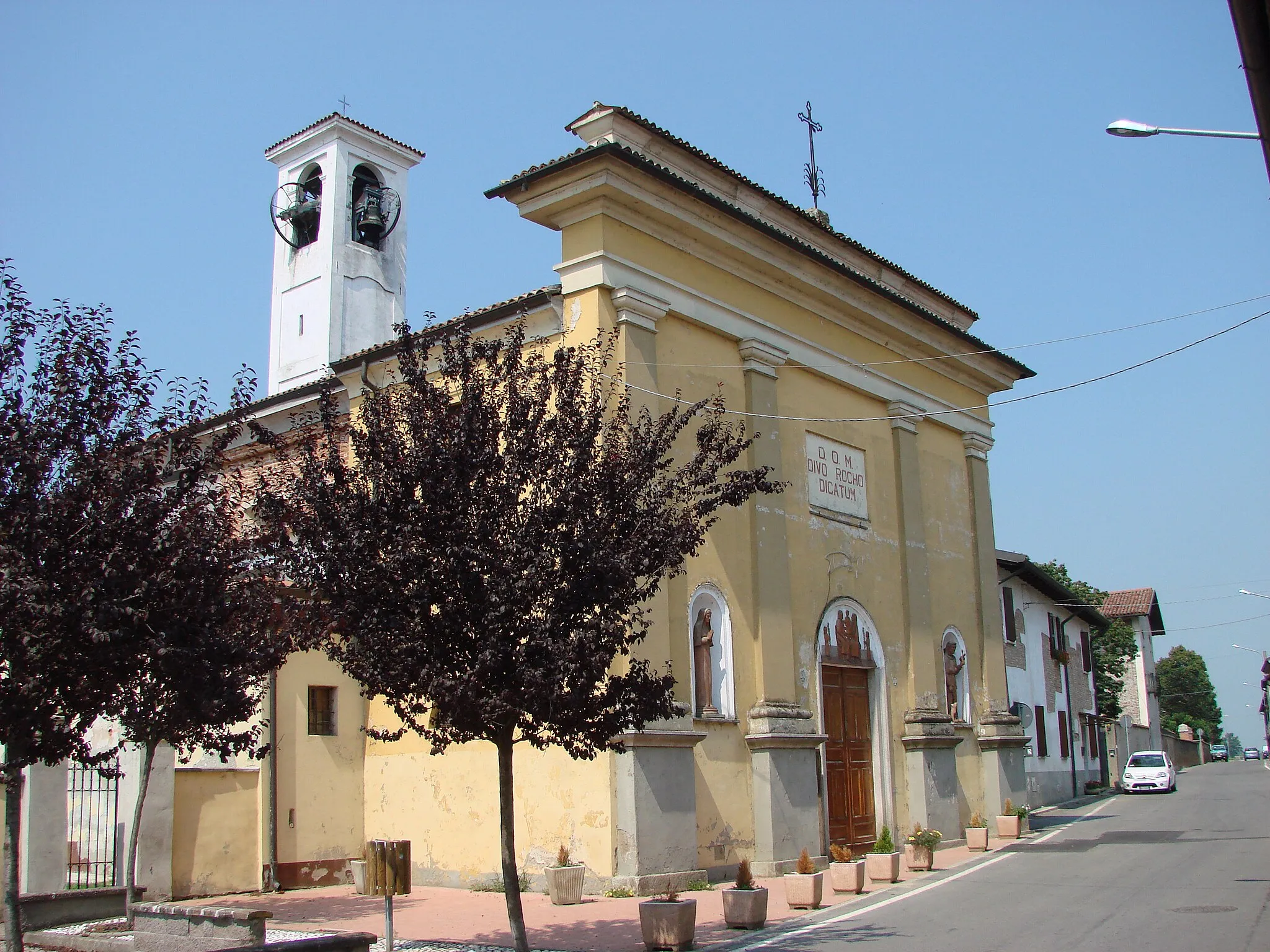 Photo showing: Chiesa parrocchiale San Rocco, Frazione Cascine Calderari