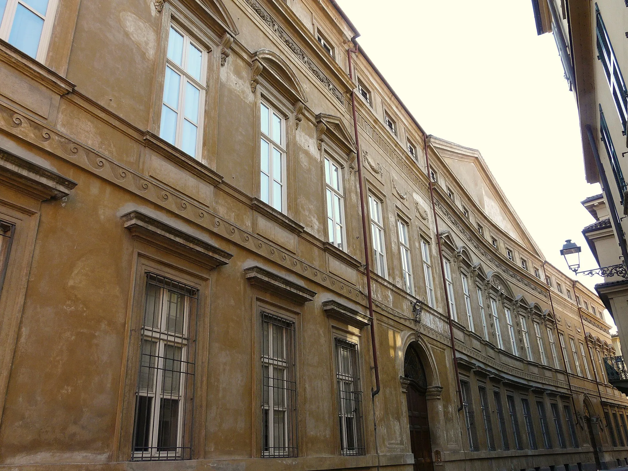 Photo showing: Palazzo in via Mameli presso il palazzo Magnacavalli, Casale Monferrato, Piemonte, Italia