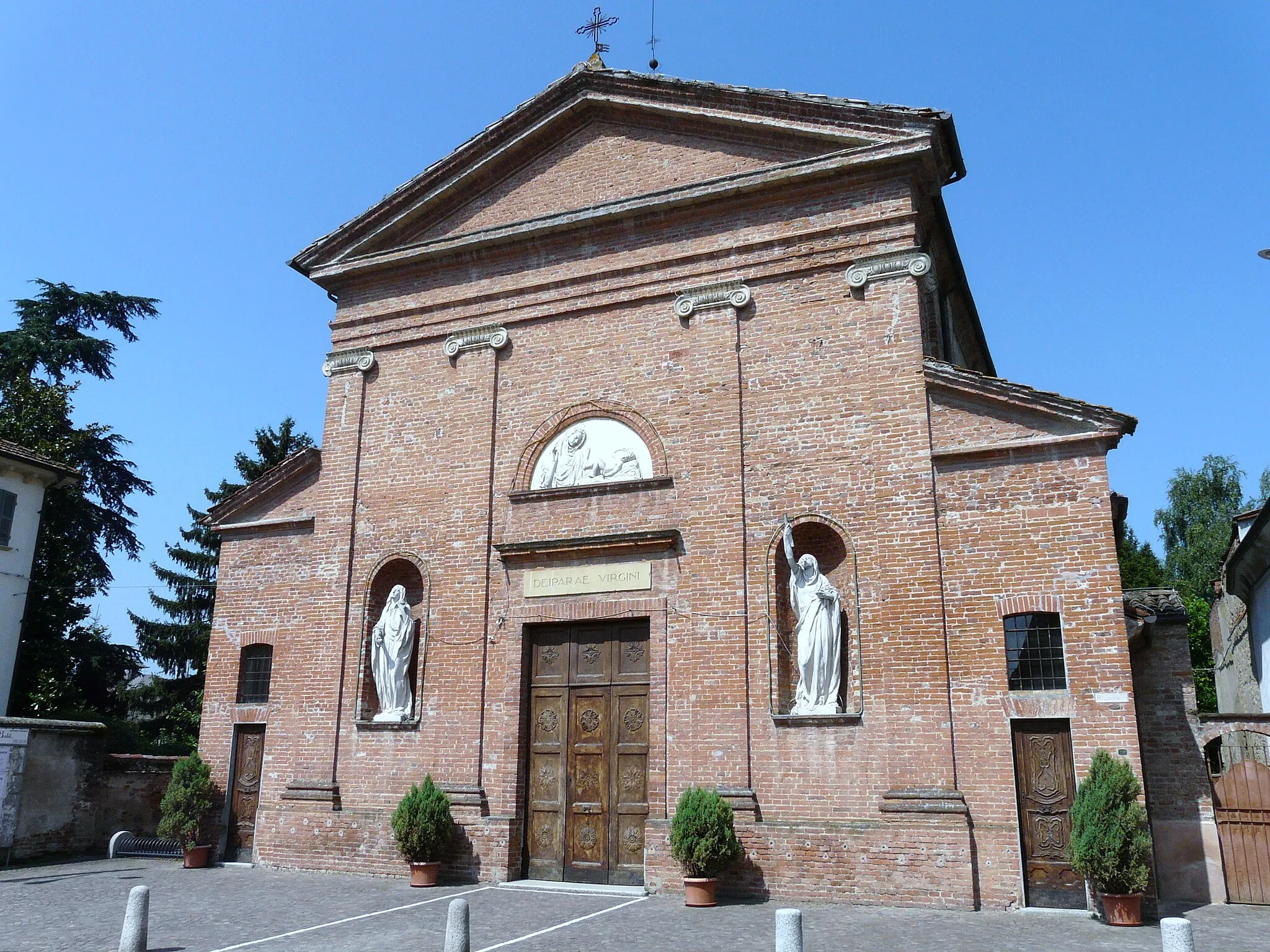 Photo showing: Chiesa della Visitazione di Maria Vergine, Bozzole, Piemonte, Italia