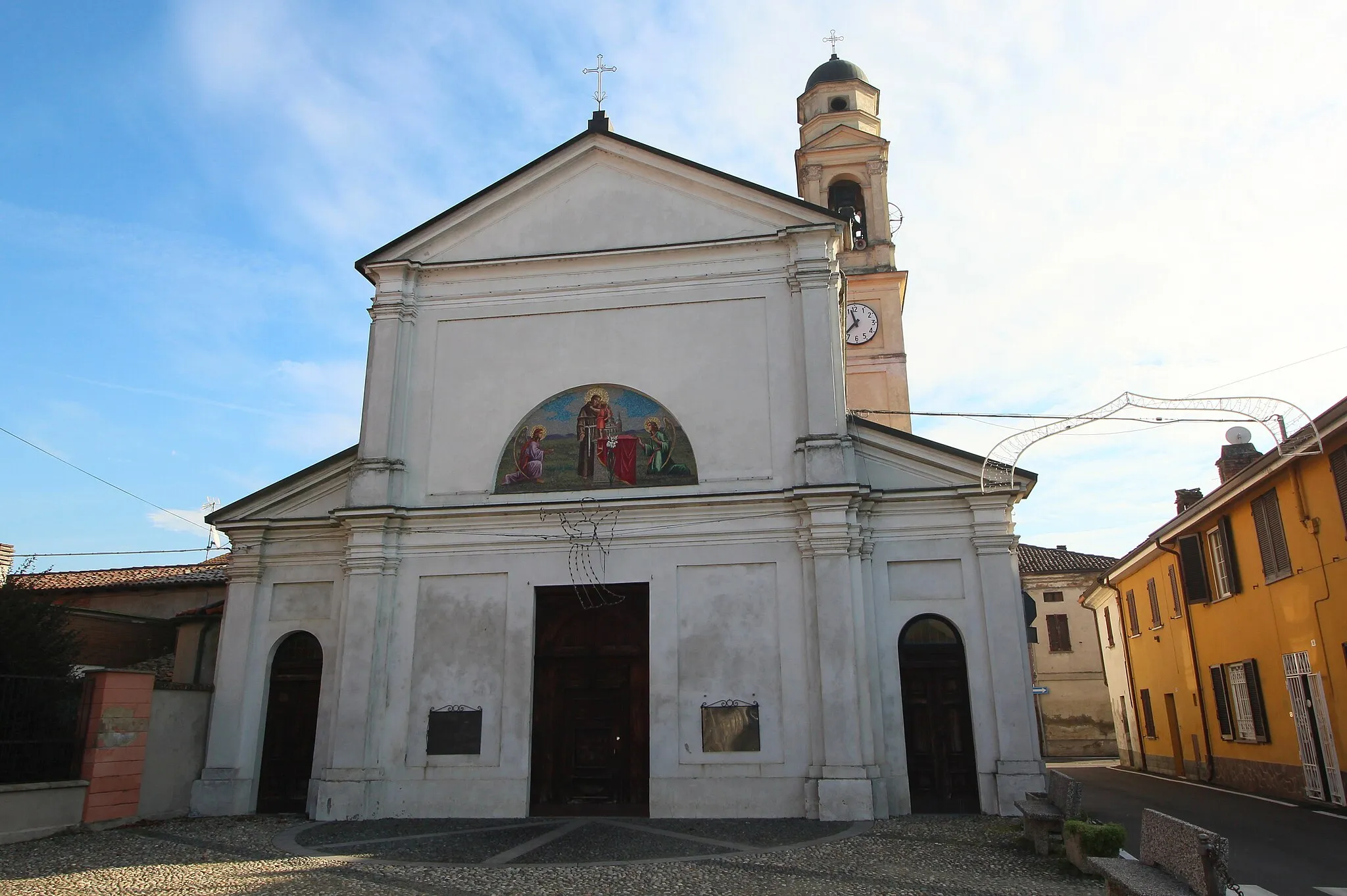 Photo showing: church Sant'Antonio da Padova, Isola Sant'Antonio, Province of Alessandria, Piedmont, Italy