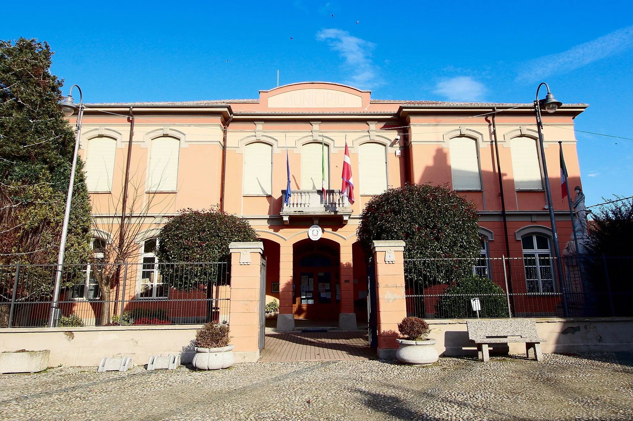 Photo showing: Rathaus von Isola Sant’Antonio, Provinz Alessandria, Italien