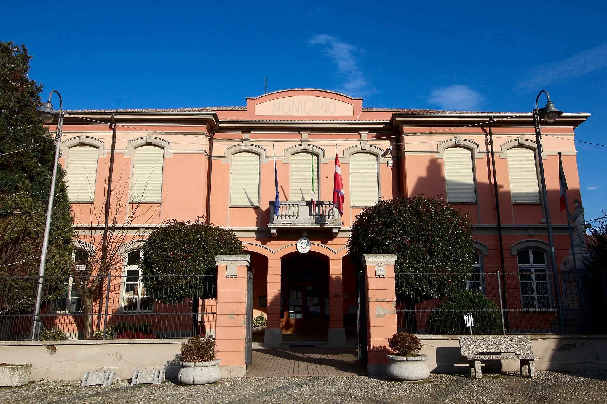 Photo showing: Rathaus von Isola Sant’Antonio, Provinz Alessandria, Italien