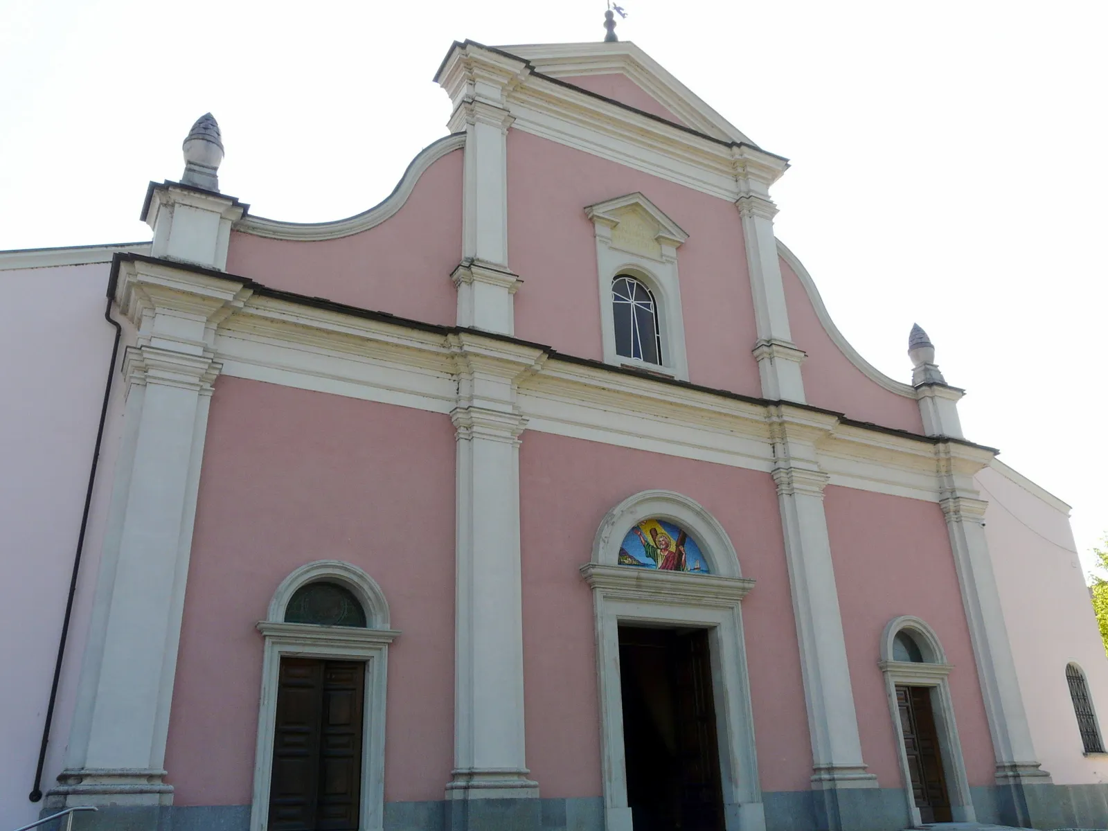 Photo showing: Facciata della chiesa di Sant'Andrea, Basaluzzo, Piemonte, Italia