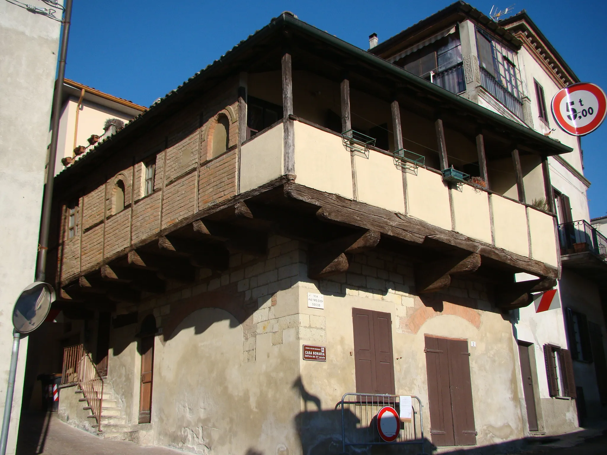 Photo showing: casa Bonaria-Simonetti fine XV ° secolo