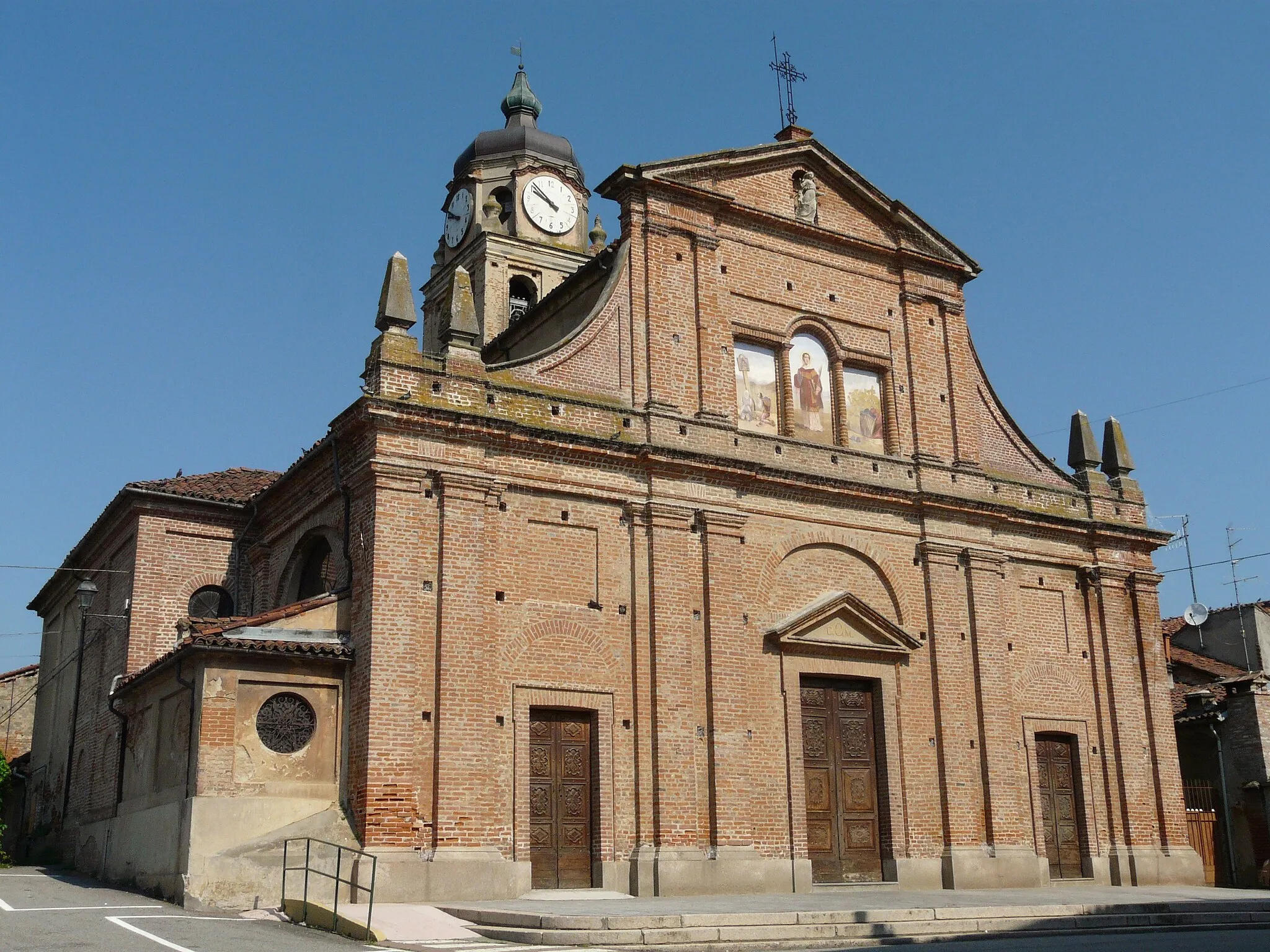 Photo showing: Chiesa di San Vincenzo, Mirabello Monferrato, Piemonte, Italia