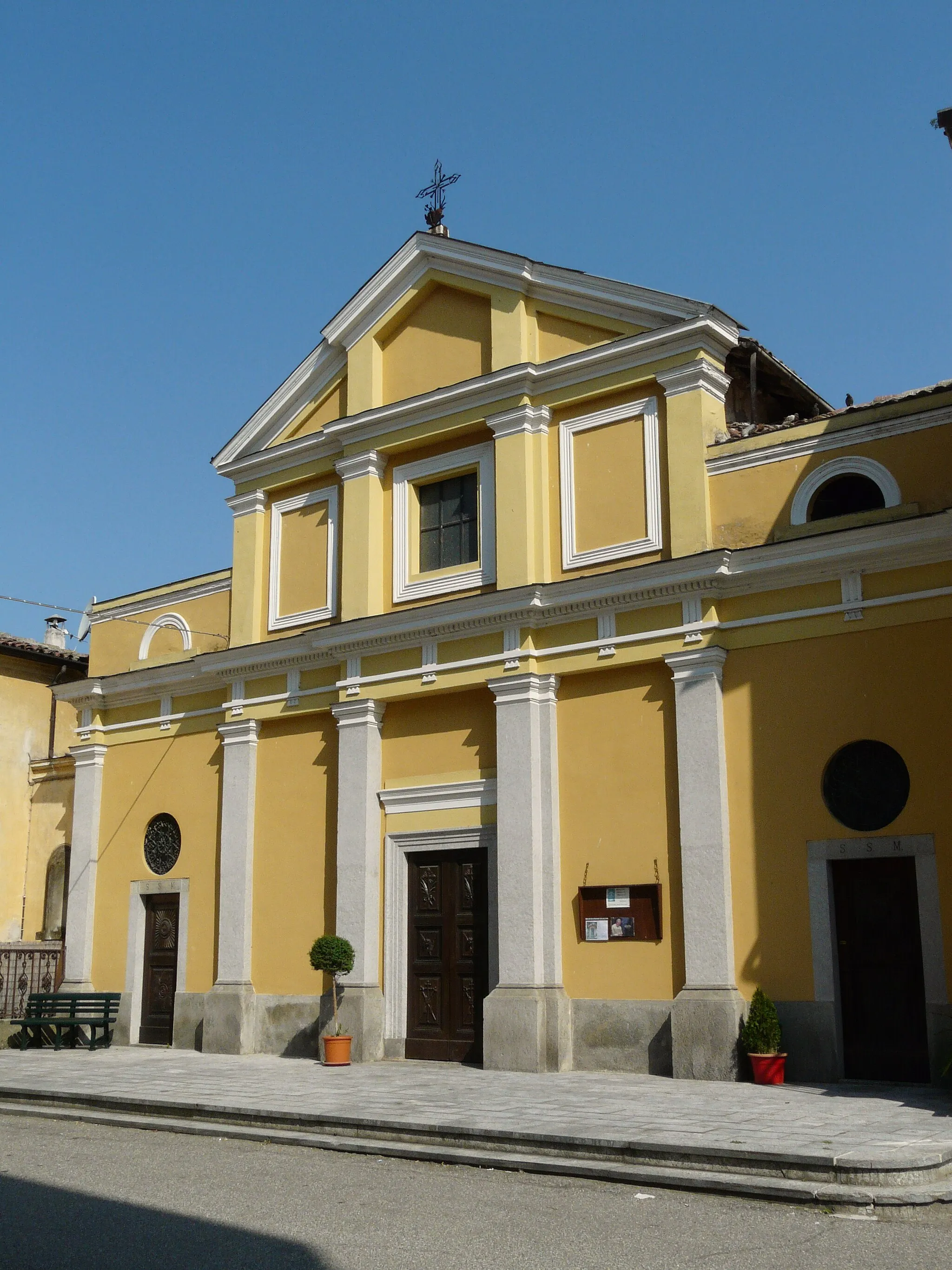 Photo showing: Chiesa di Via Giovanni Lanza, Mirabello Monferrato, Piemonte, Italia