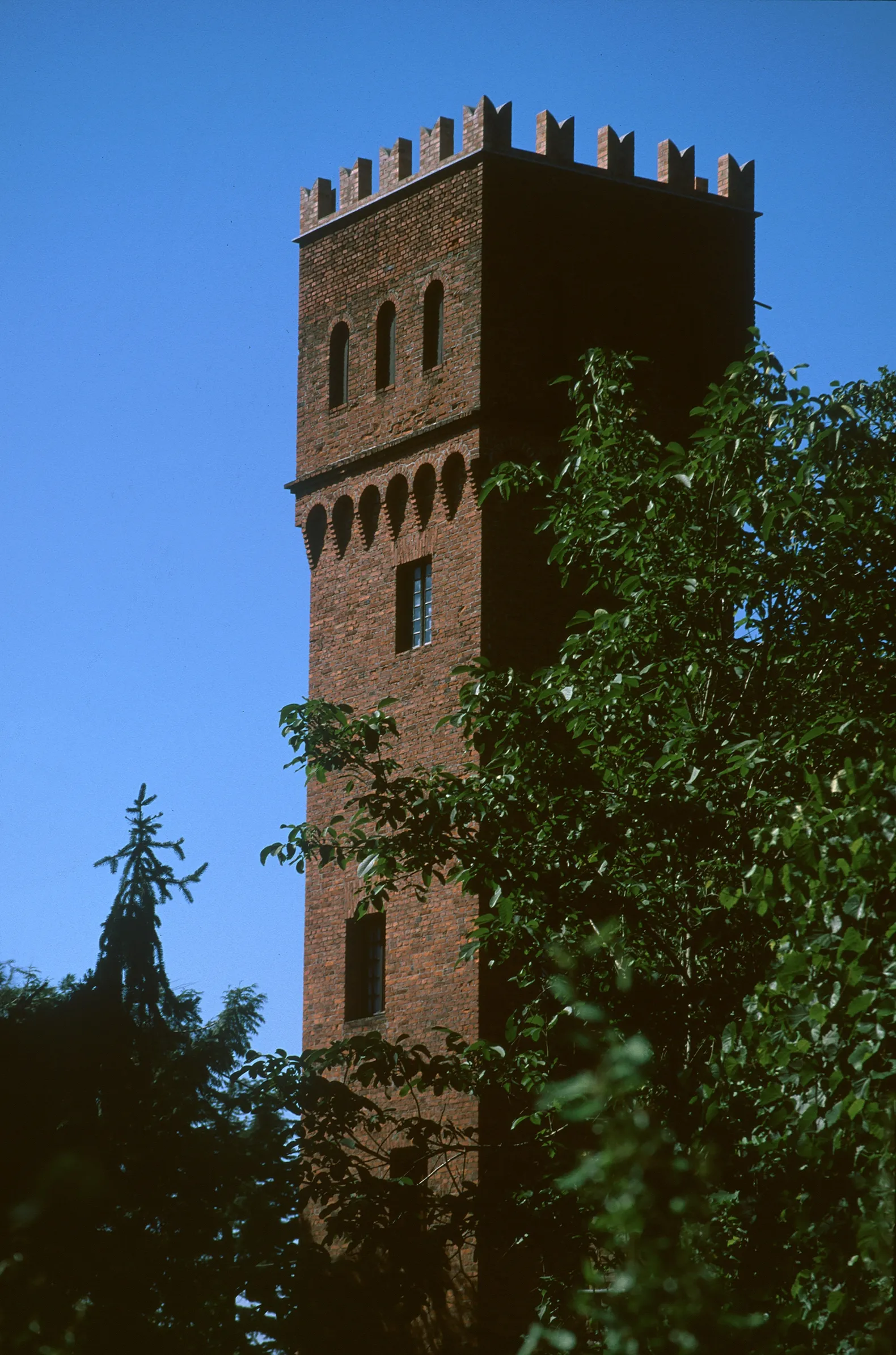 Photo showing: Cavallirio: la torre della Camilluccia da via Dante.
