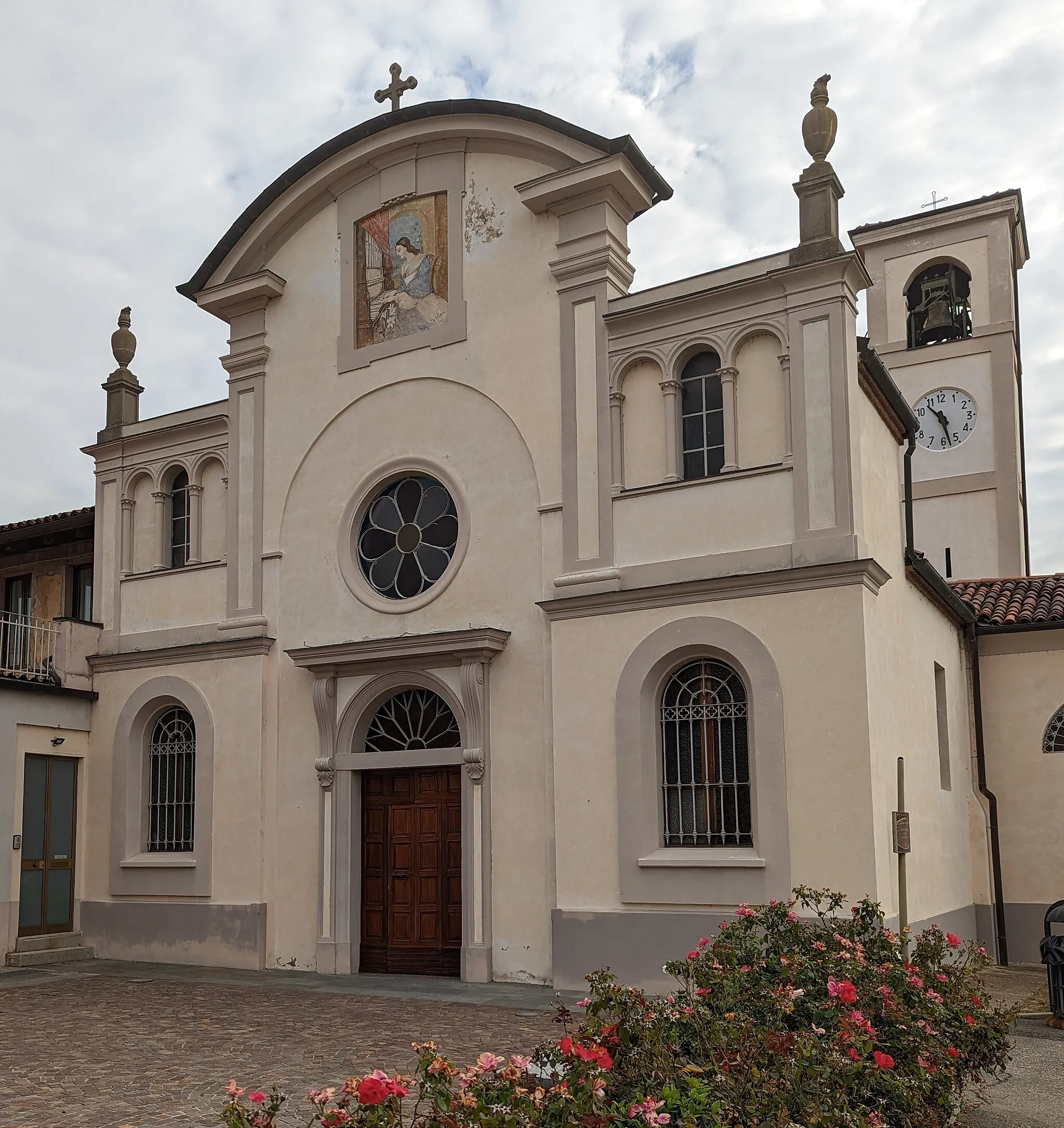 Photo showing: chiesa di Santa Cecilia (edificio religioso di Caresanablot)