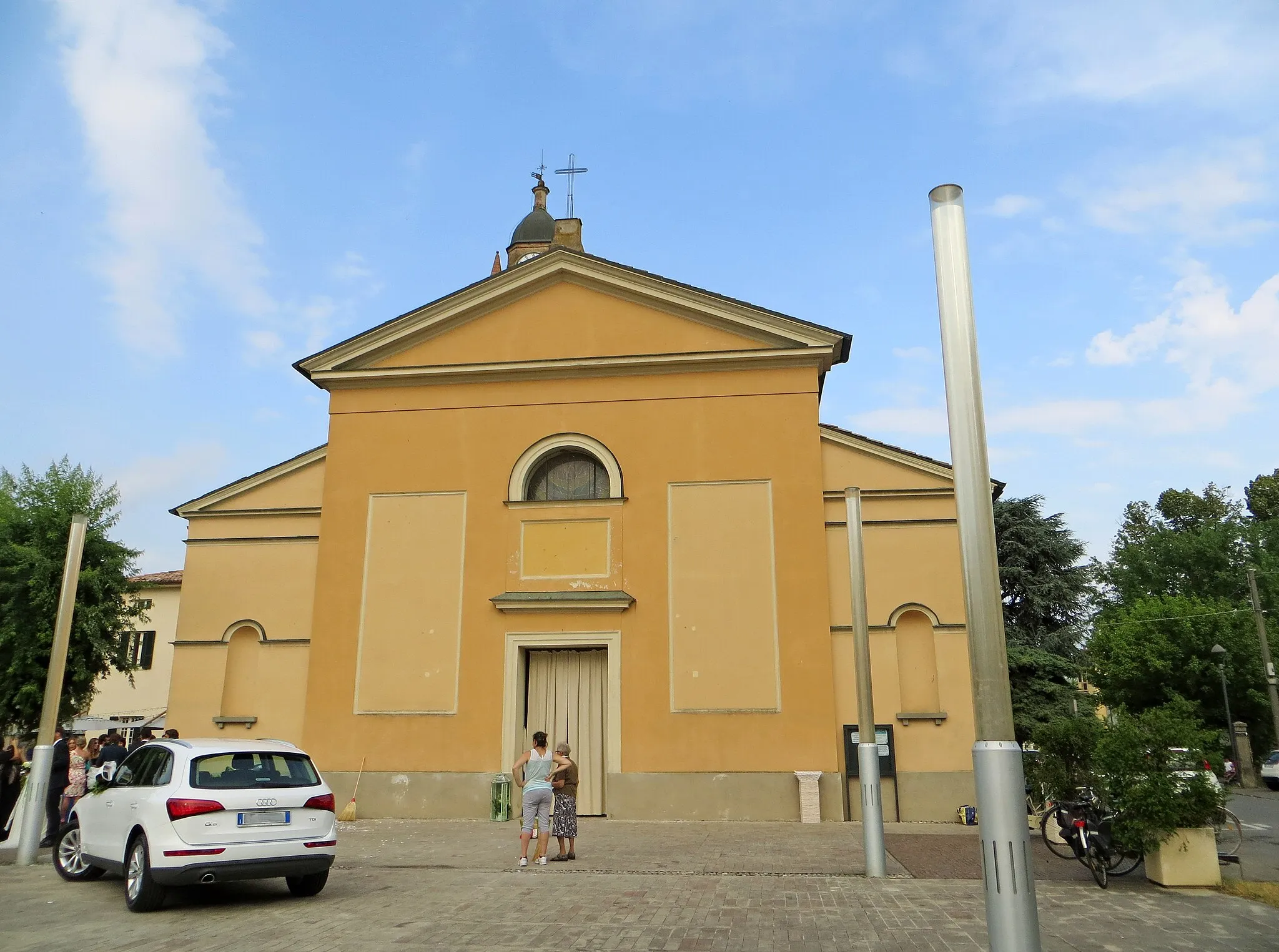 Photo showing: Chiesa dei Santi Faustino e Giovita (Sorbolo) - facciata