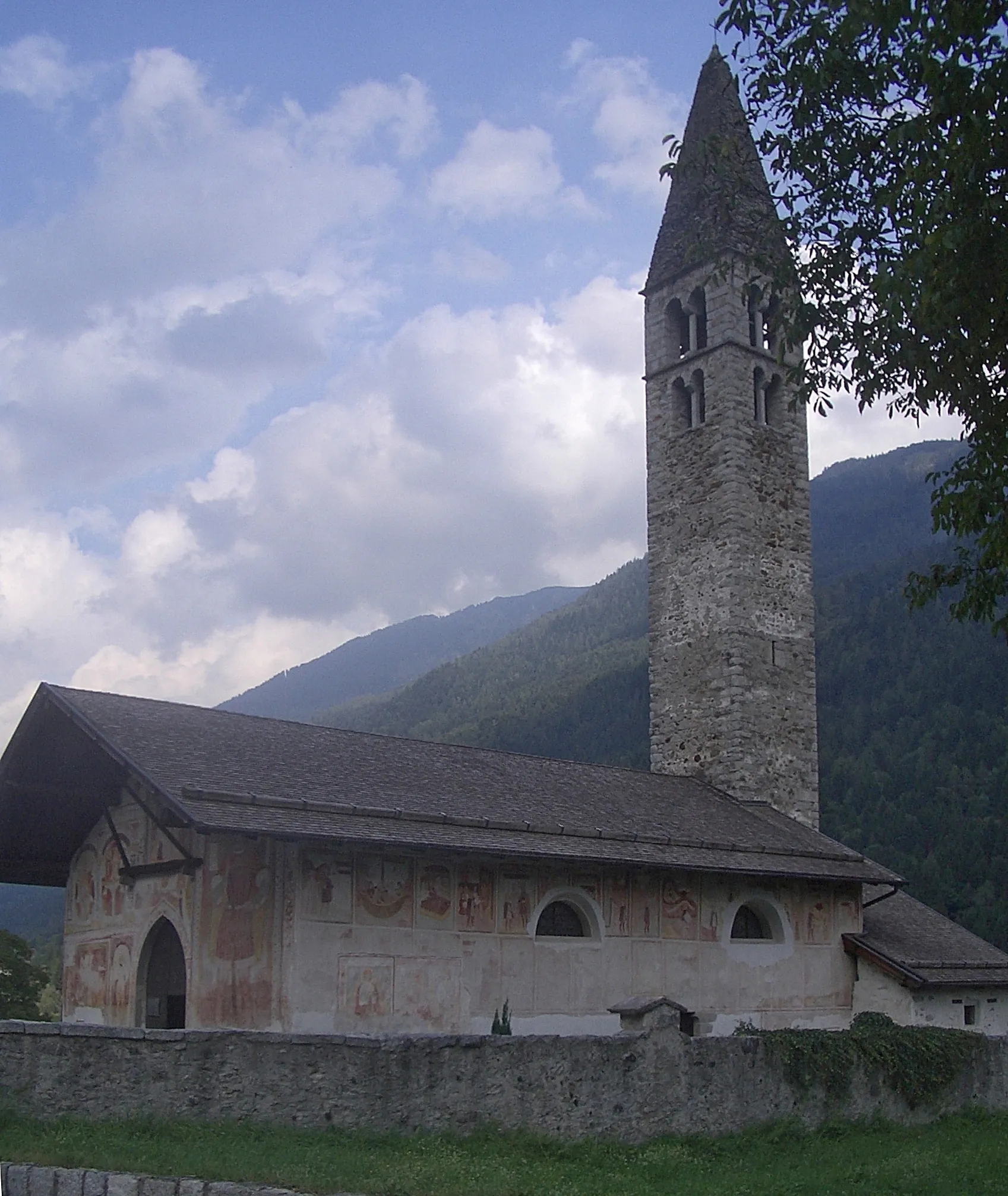 Photo showing: Pelugo (Province of Trento, Italy), cemeterial church dedicated to St. Anthony the Abbot