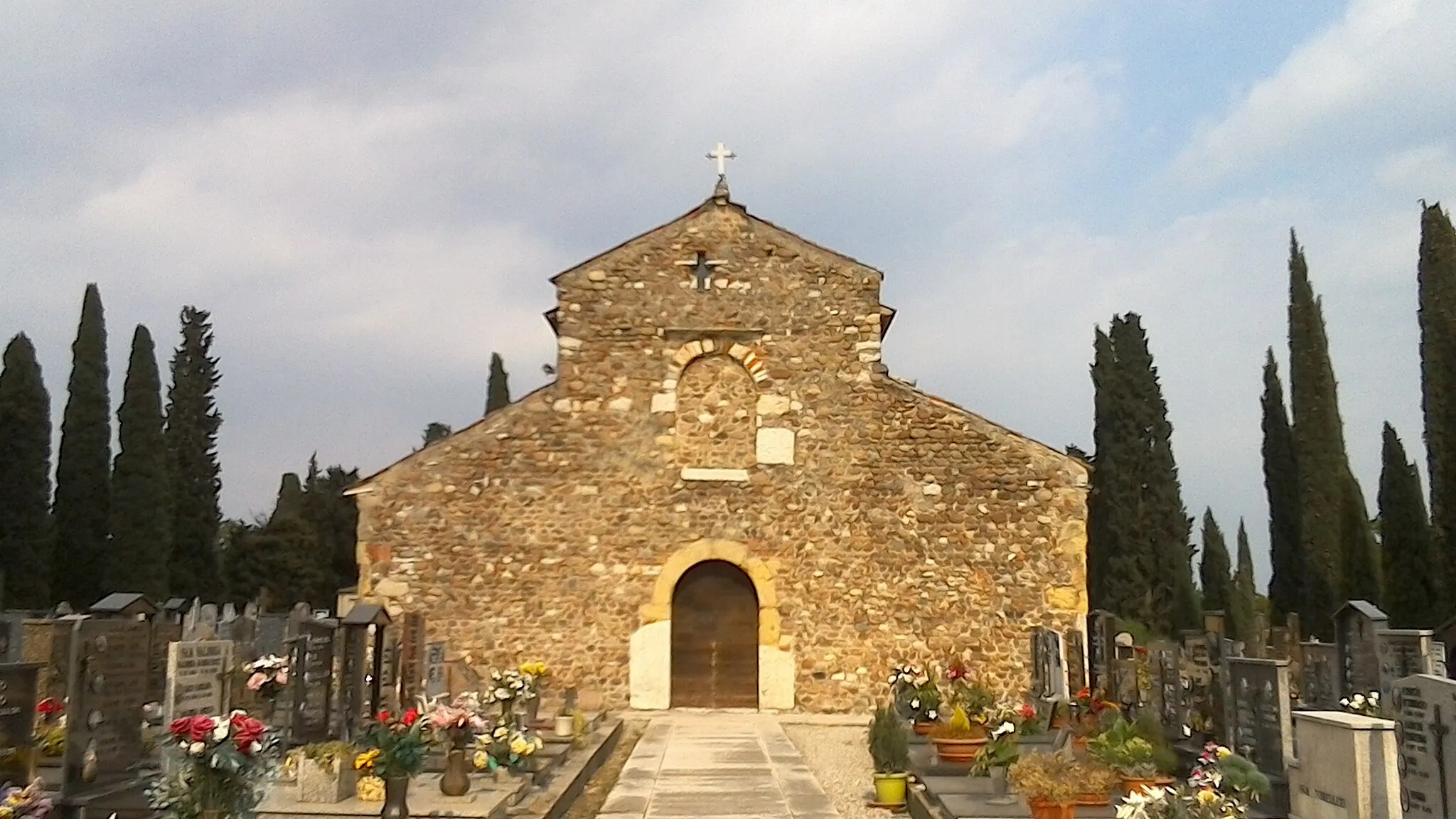 Photo showing: Sommacampagna - Pieve di Sant'Andrea - Facciata a salienti