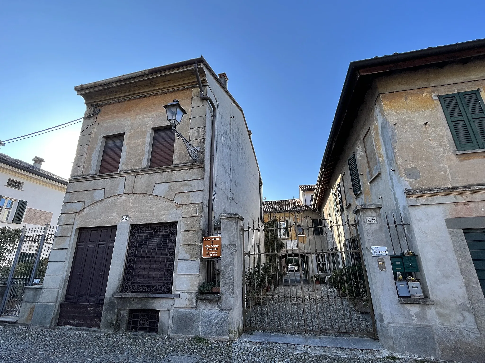 Photo showing: Casa Natale di Don Carlo Gnocchi a San Colombano al Lambro