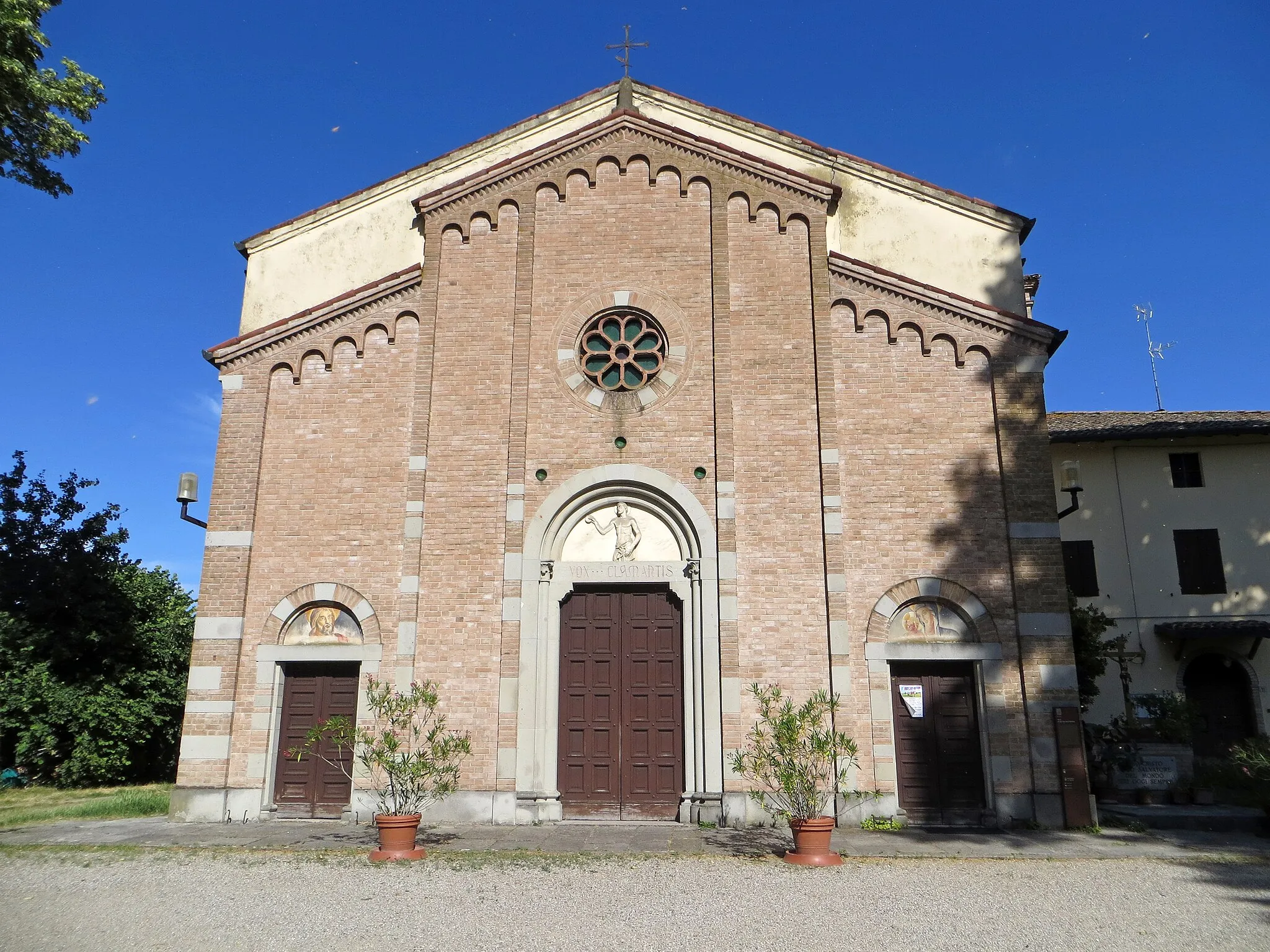 Photo showing: Pieve di San Giovanni Battista (Gainago, Torrile) - facciata
