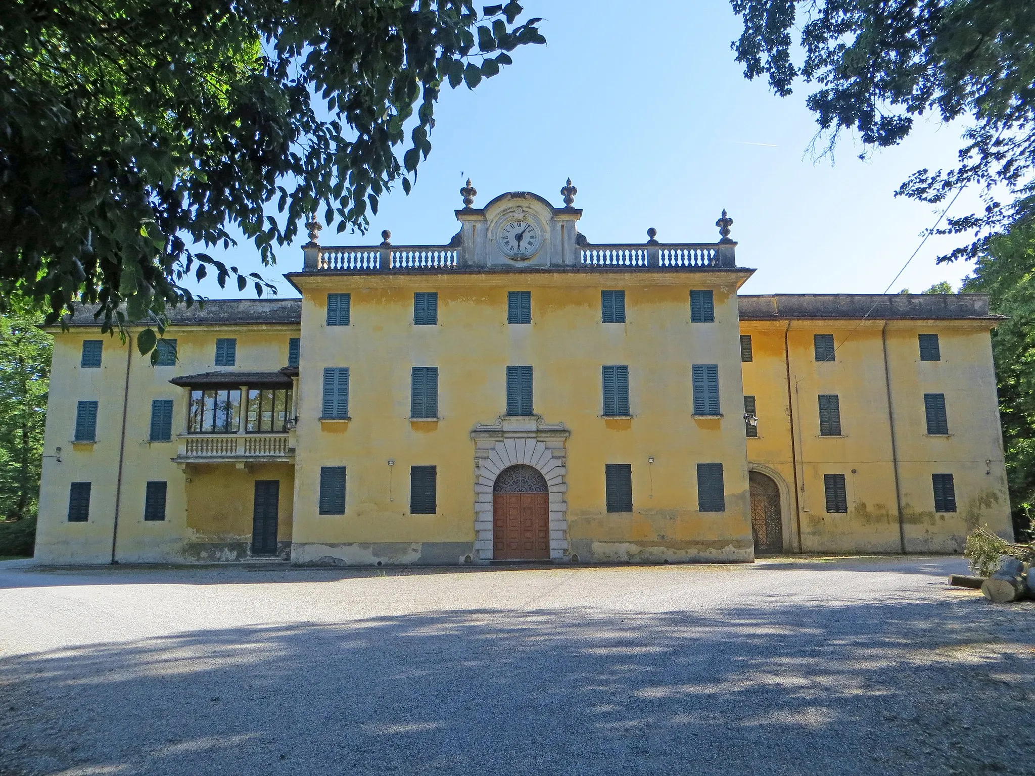 Photo showing: Villa Balduino Serra (Gainago, Torrile) - facciata