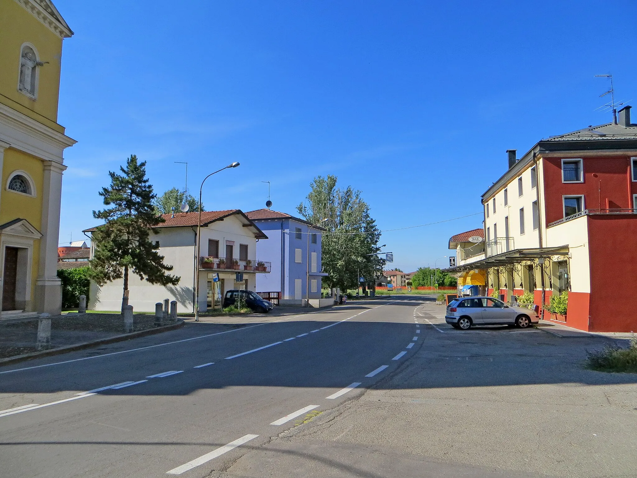 Photo showing: Strada Baganzola (Torrile) - centro