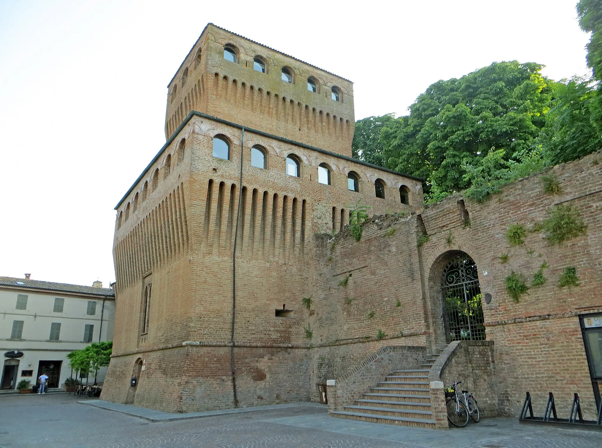 Photo showing: Rocca dei Sanvitale (Noceto) - mastio e ingresso