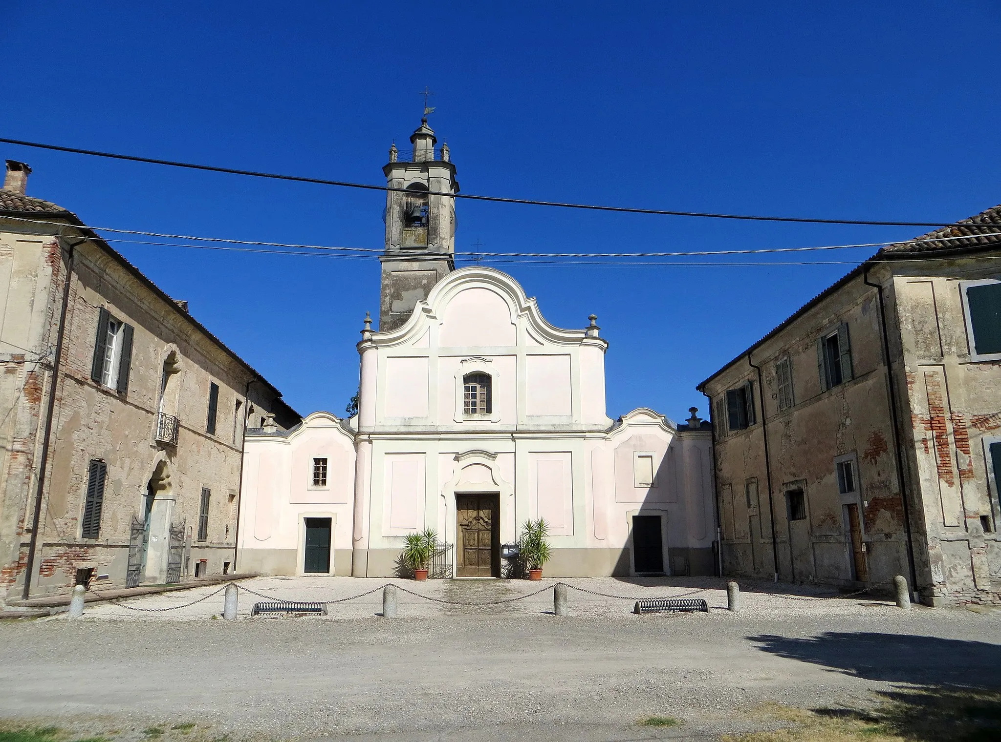 Photo showing: Chiesa di San Benedetto (Priorato, Fontanellato) - facciata