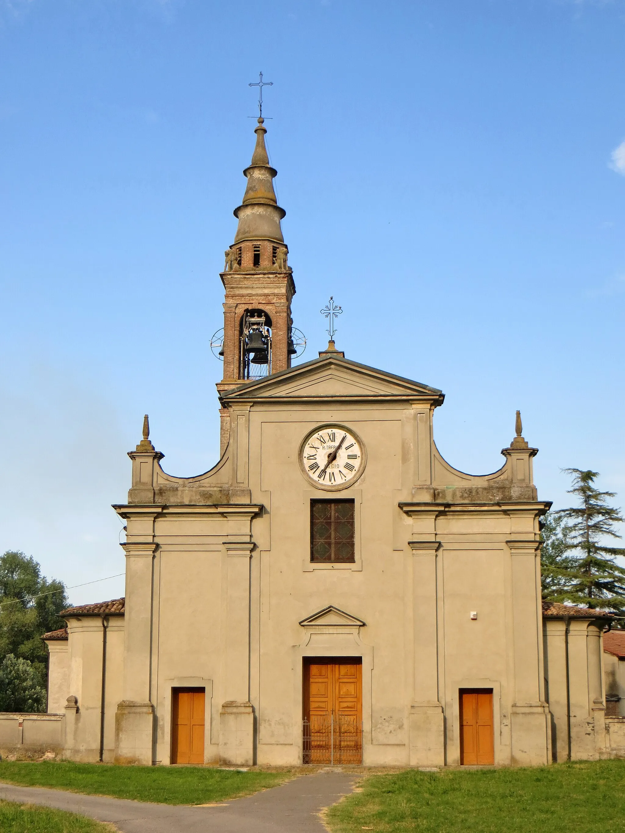 Photo showing: Chiesa dell'Annunciazione di Maria Vergine (Castellina, Soragna) - facciata